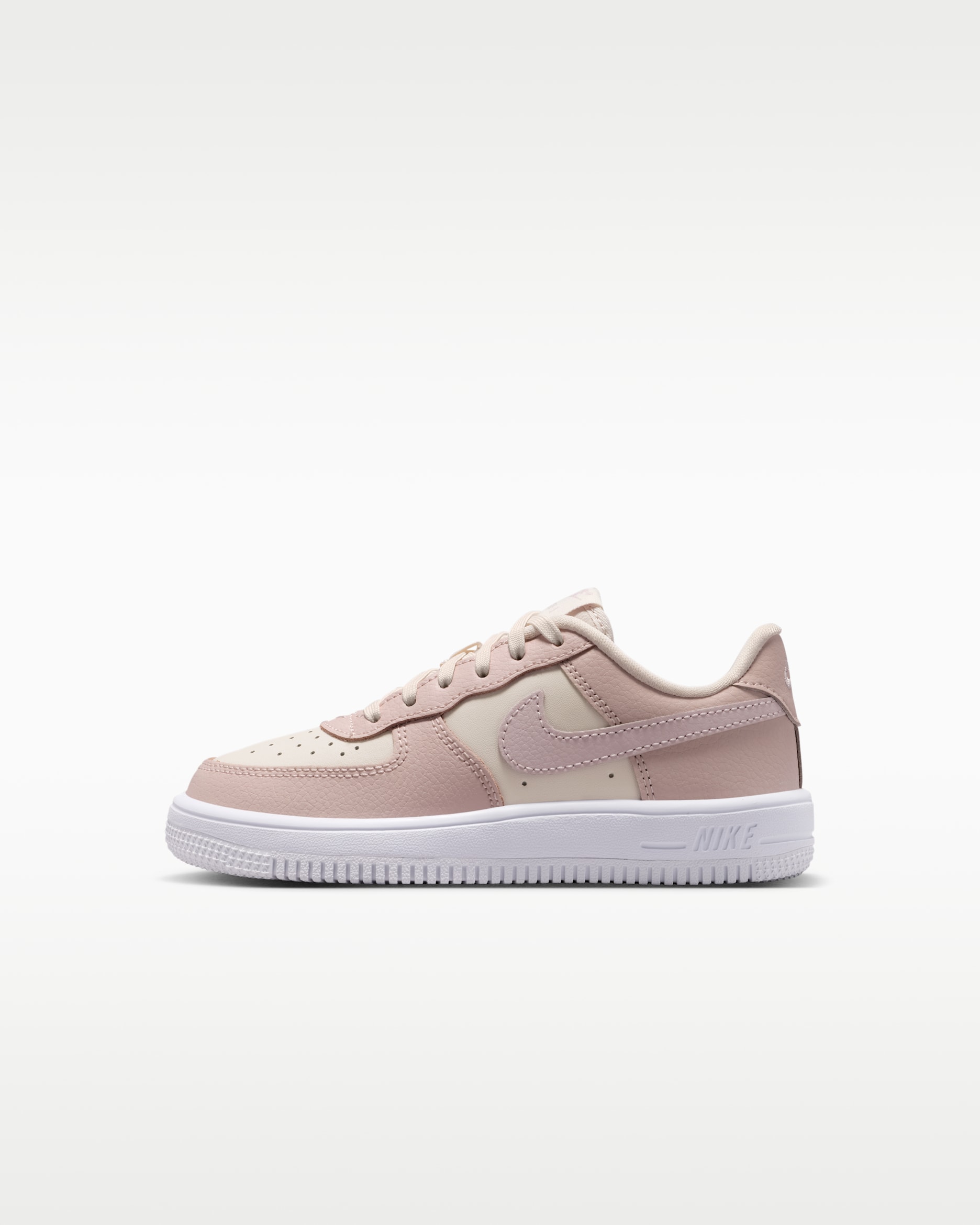 Nike Force 1 Low Essential+ Little Kids' Shoes - Phantom/Silt Red/White/Platinum Violet