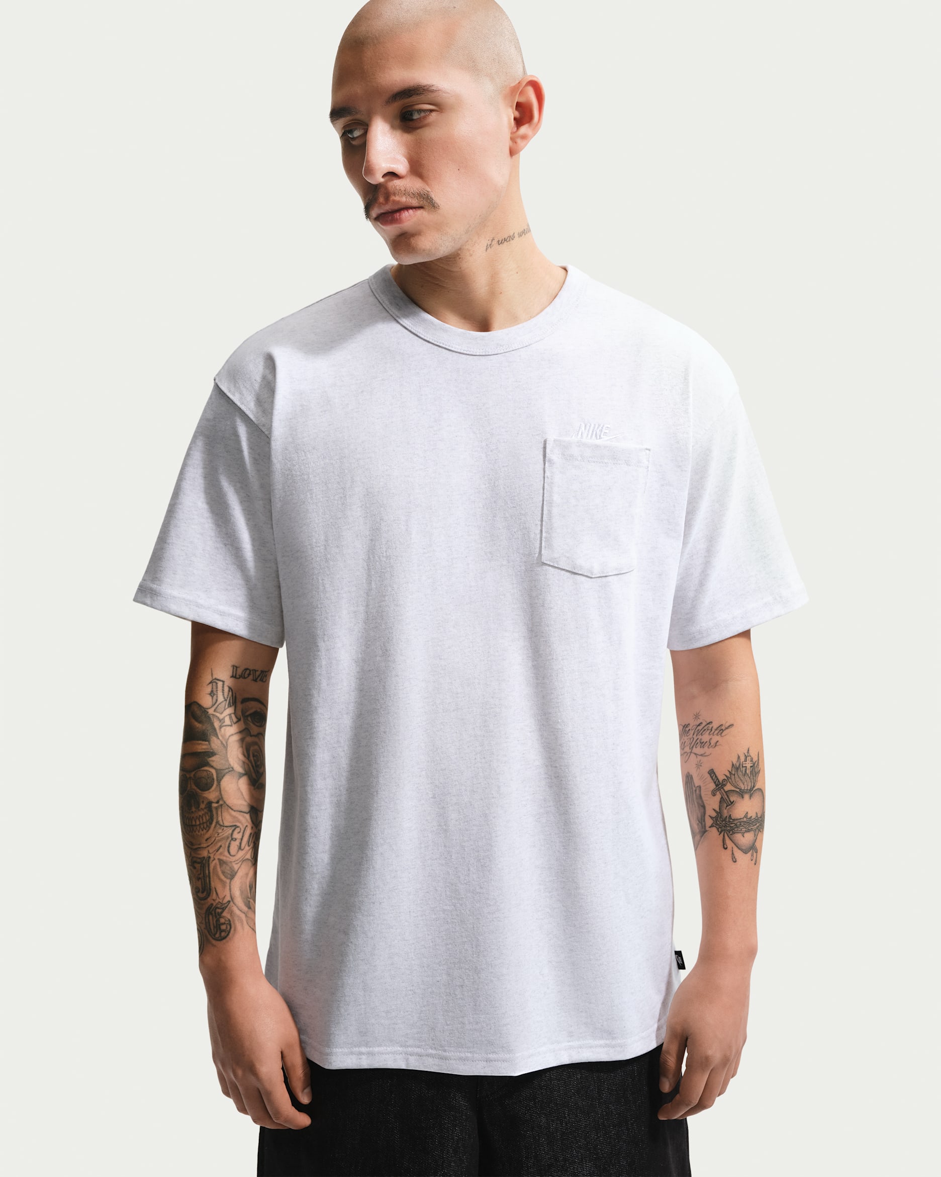 Nike Sportswear Premium Essentials Men's T-Shirt - Birch Heather