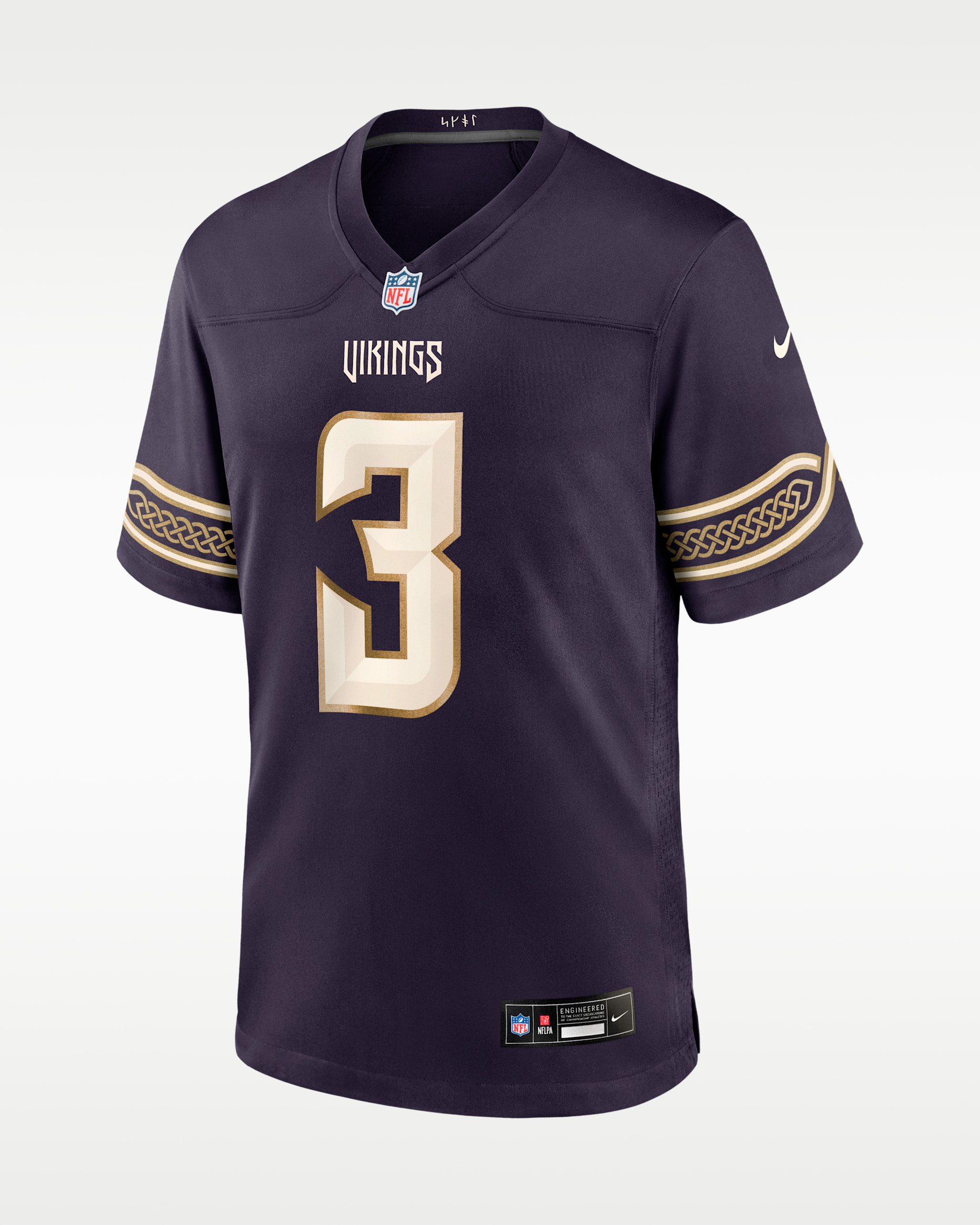 Jordan Addison Minnesota Vikings Rivalries Collection Men's Nike NFL Game Jersey - Purple