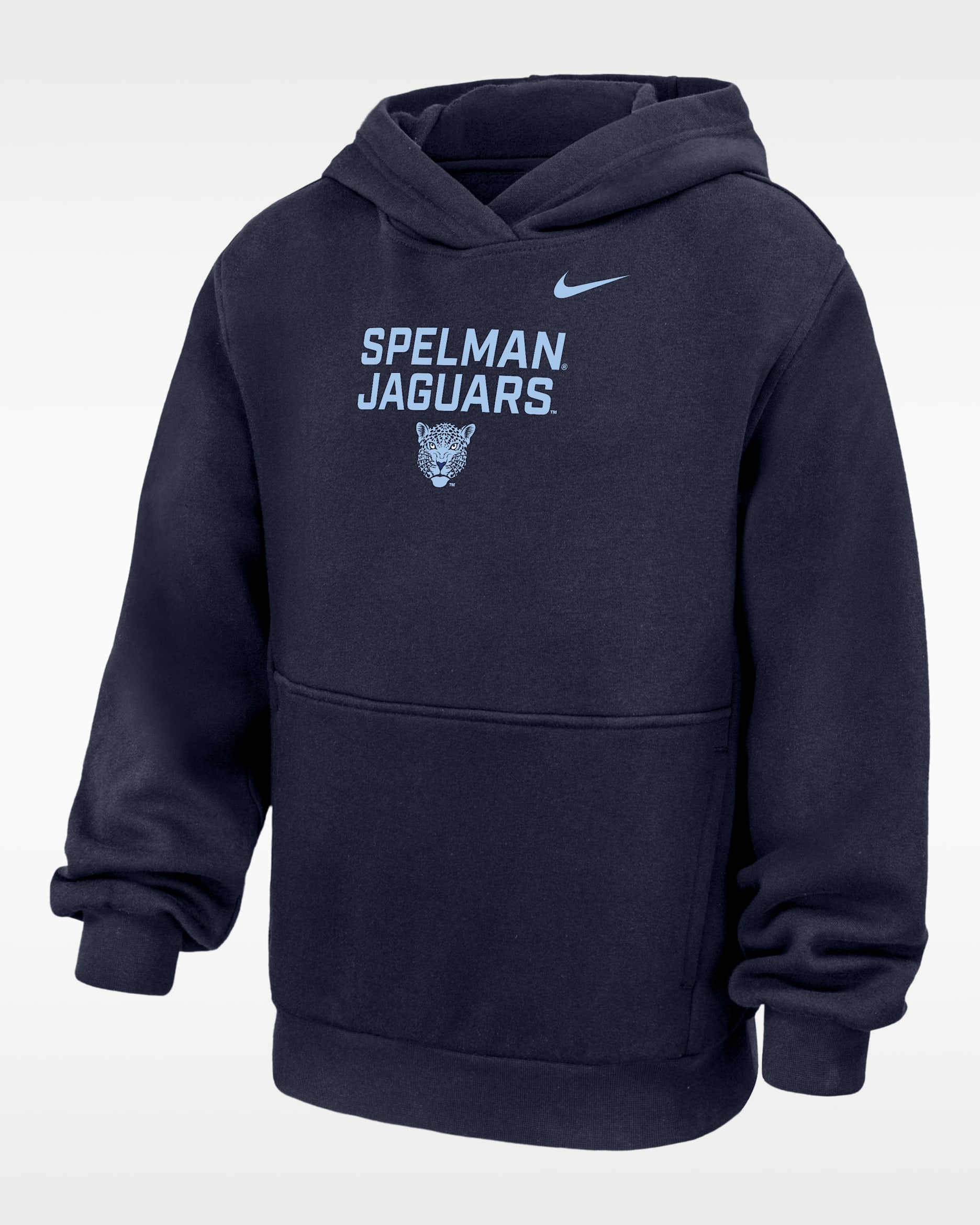Nike College (Spelman College) Big Kids' Fleece Pullover Hoodie - Navy