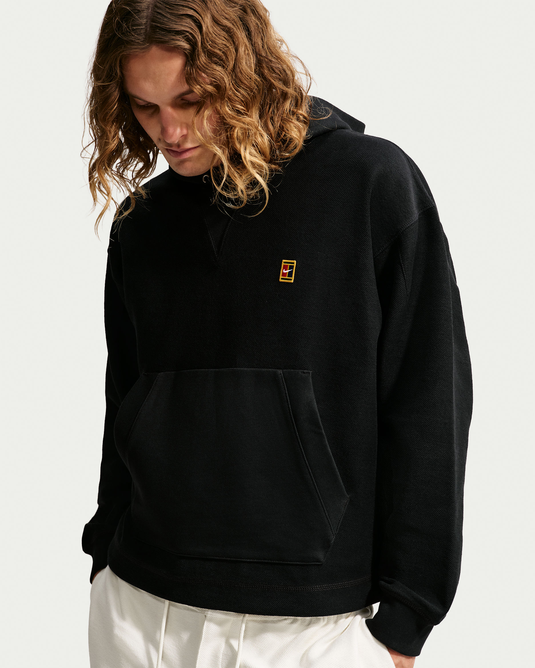 Sudadera con gorro de French Terry para hombre Nike Club Rules - Negro/Vela