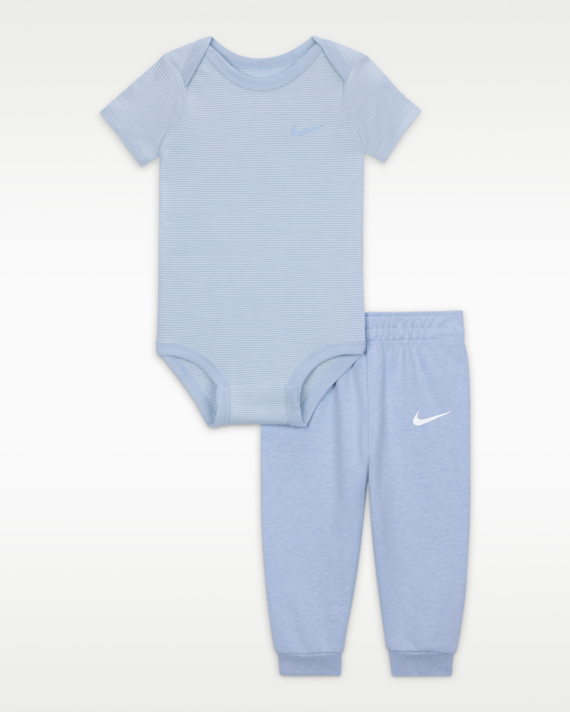 Nike Baby Striped Bodysuit and Joggers Set - Cobalt Bliss