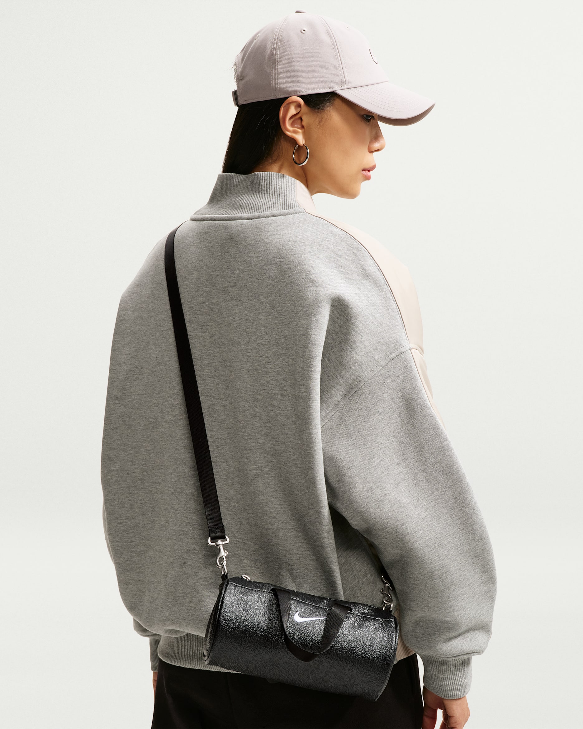 Minibolsa de barril (3 L) Nike Clash - Negro/Negro/Blanco