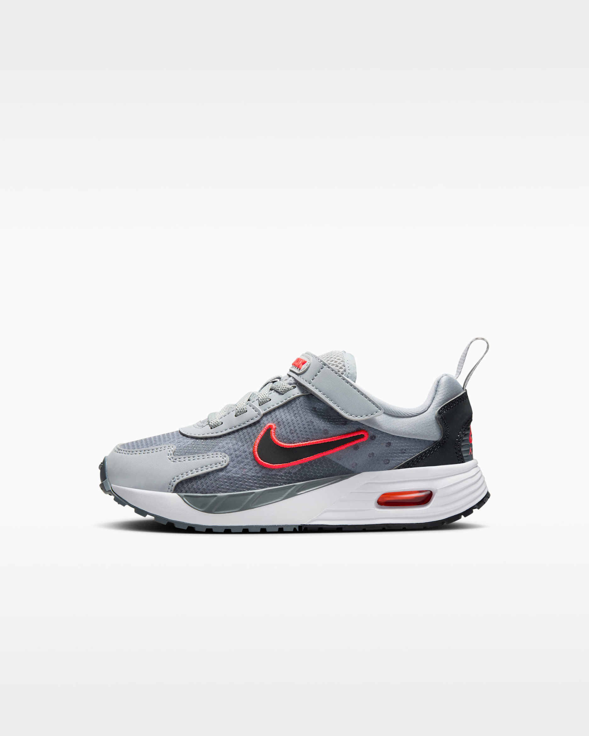 Nike Air Max Solo Little Kids' Shoes - Wolf Grey/Cool Grey/Bright Crimson/Anthracite