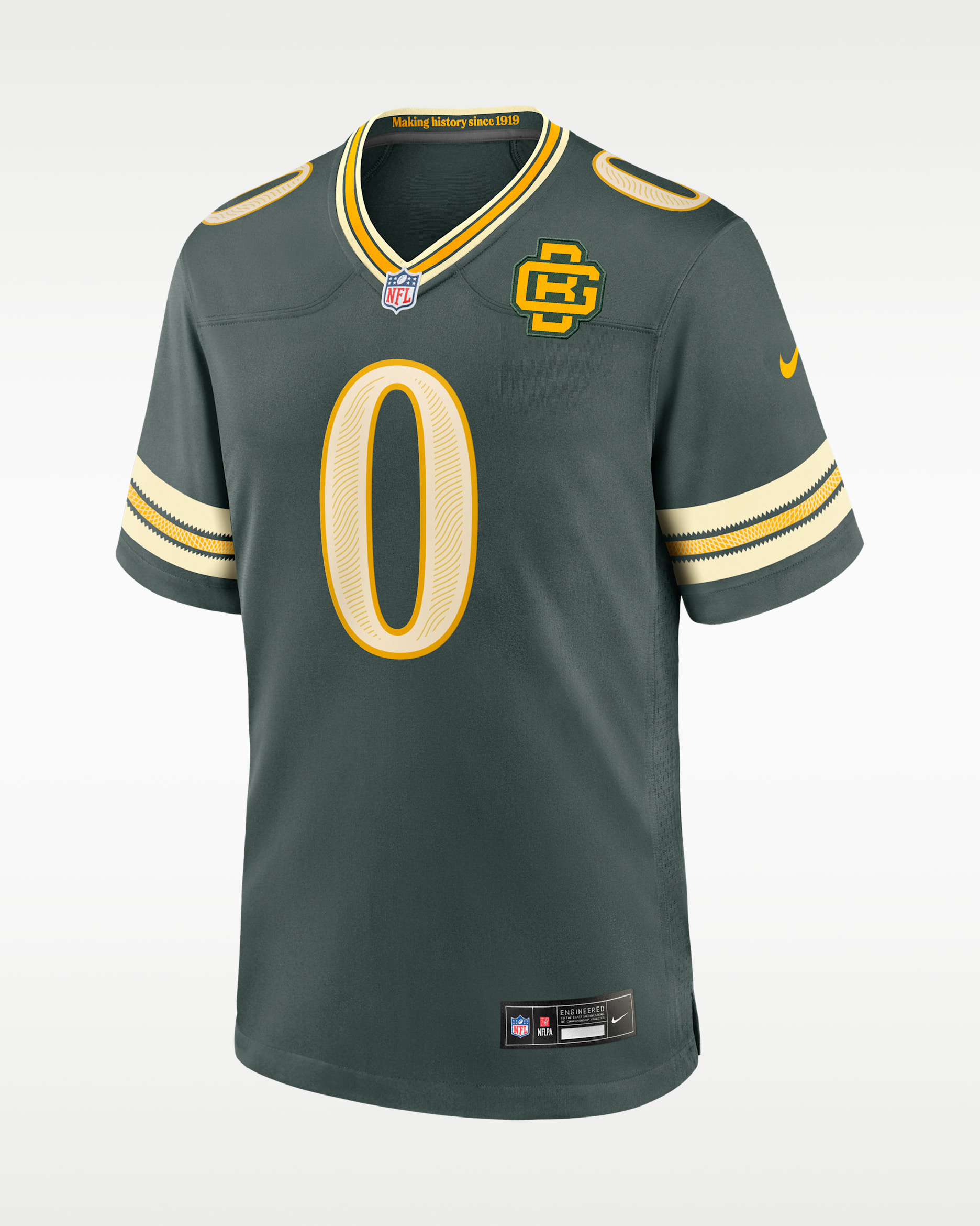 Matthew Golden Green Bay Packers Rivalries Collection Men's Nike NFL Game Jersey - Green