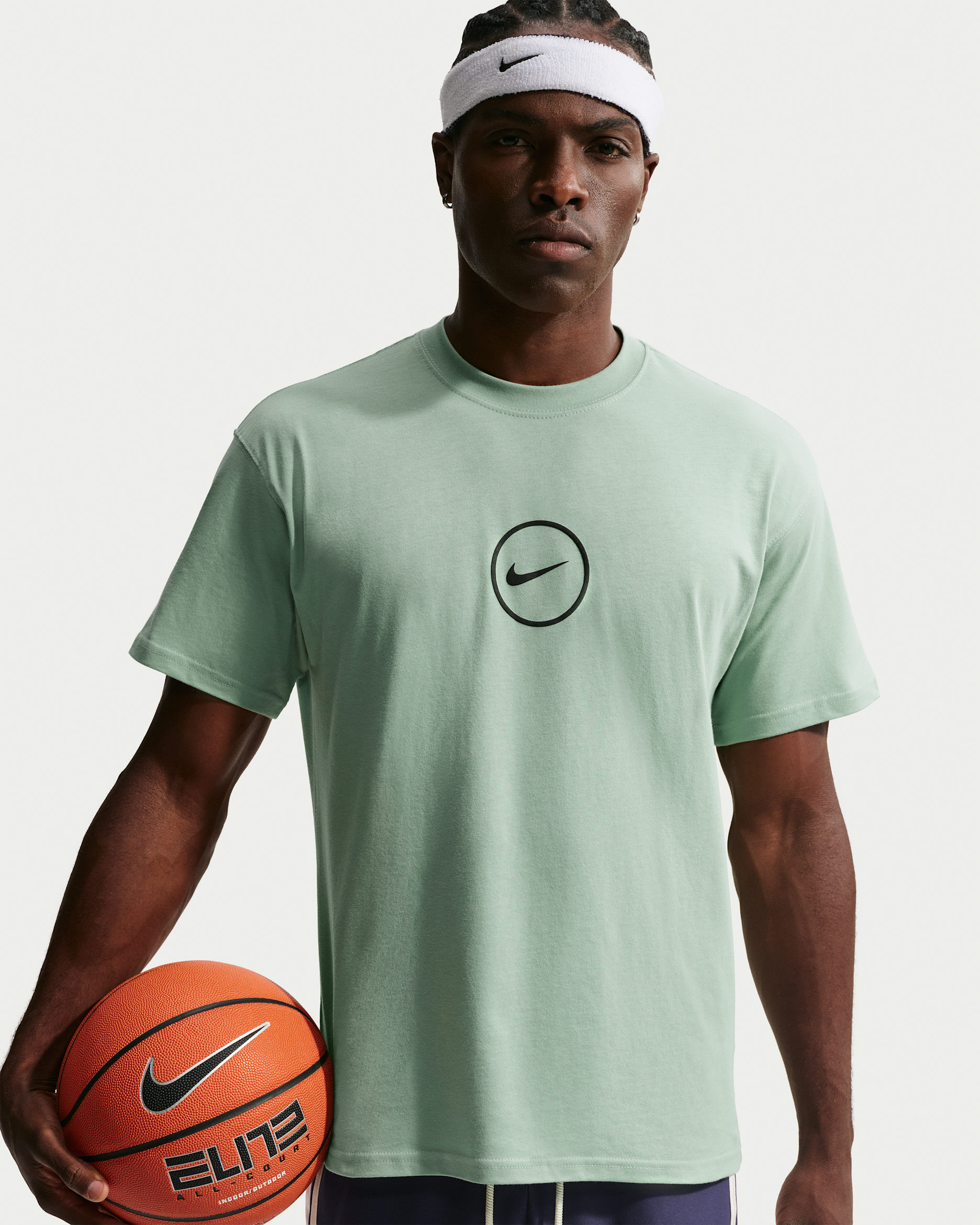 Nike Men's Basketball T-Shirt - Steam
