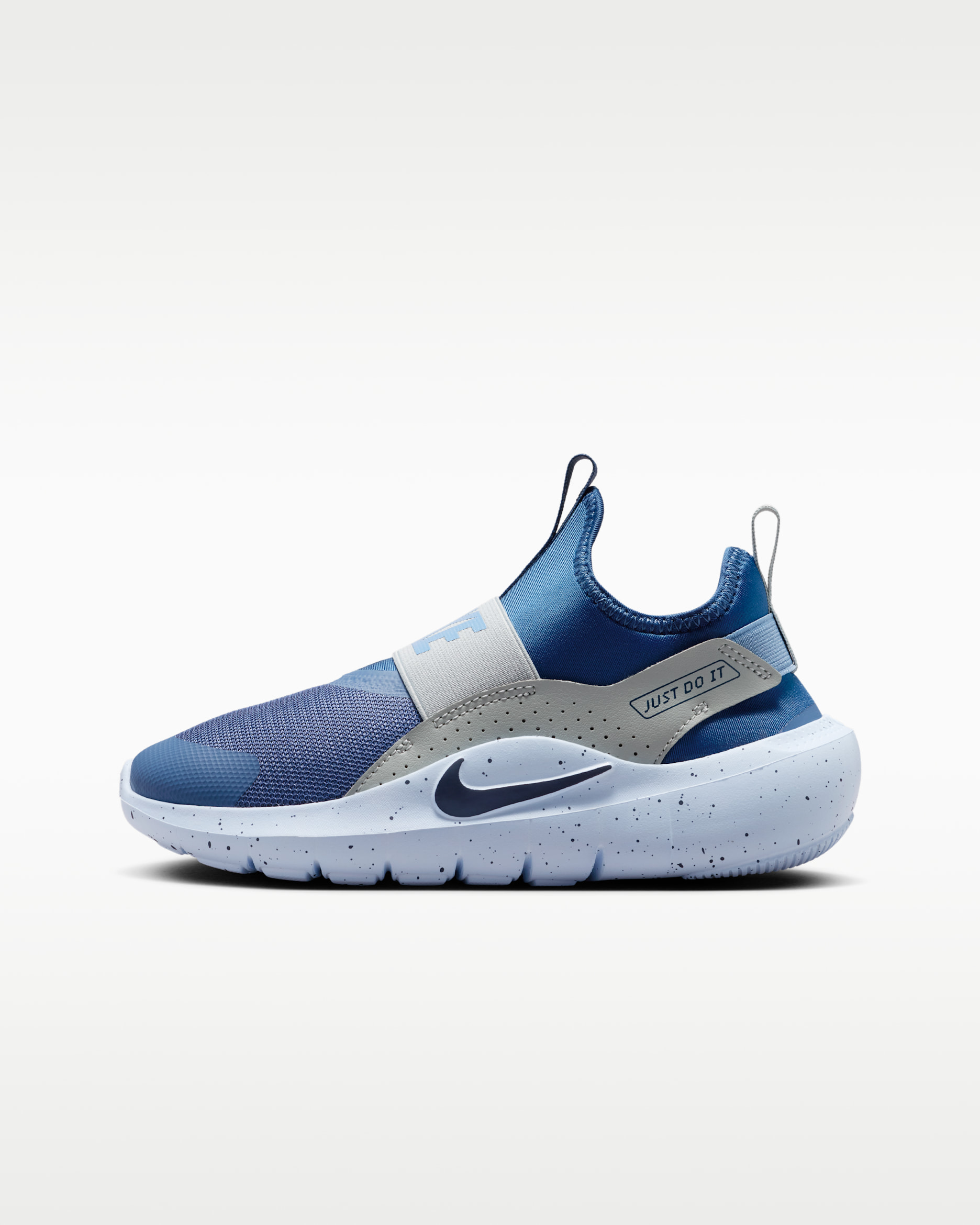 Nike Flex Runner 4 Big Kids' Running Shoes - Mystic Navy/Light Pumice/Work Blue/Midnight Navy