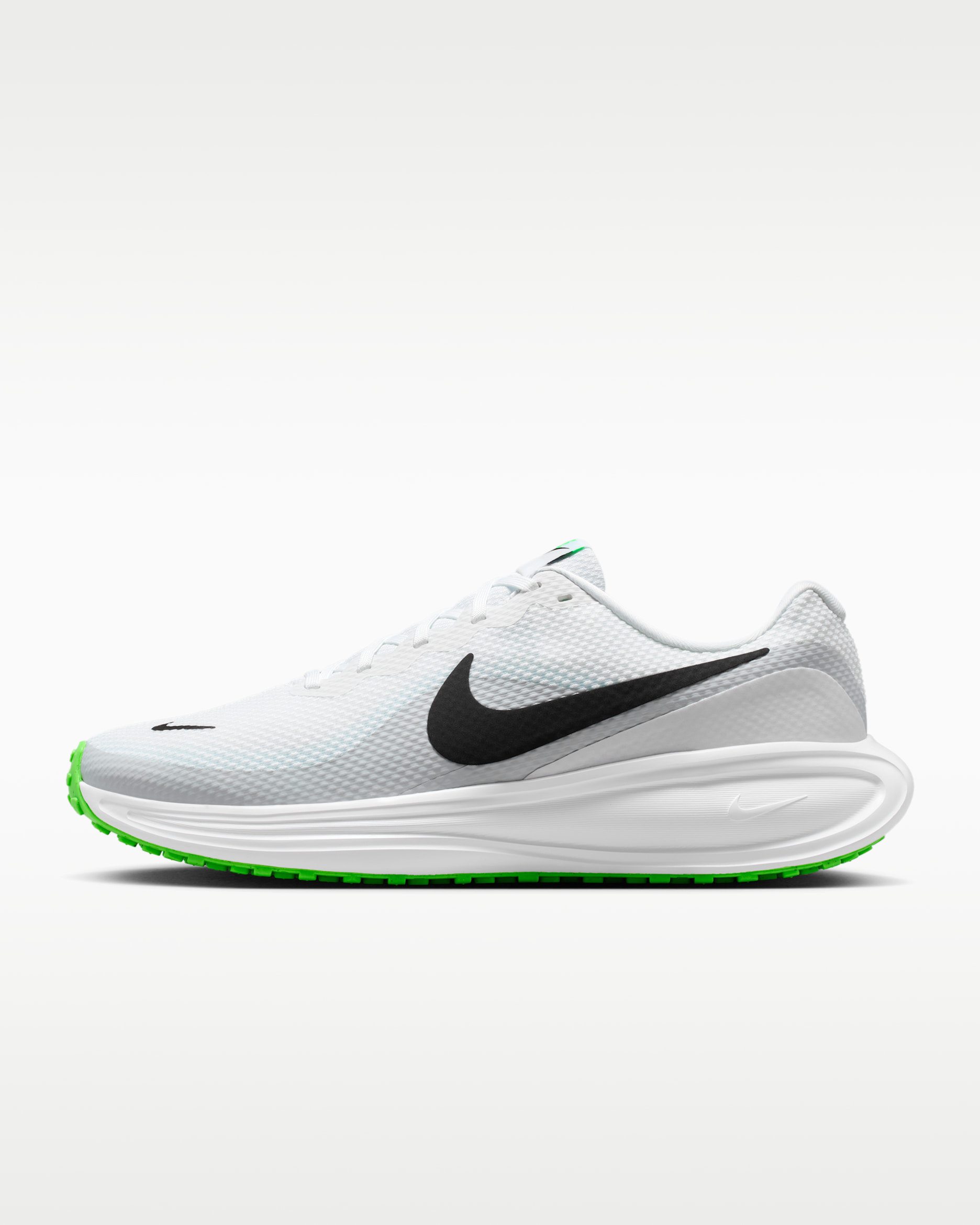 Nike Revolution 8 hardloopschoenen voor heren (straat) - Wit/Pure Platinum/Glacier Blue/Zwart