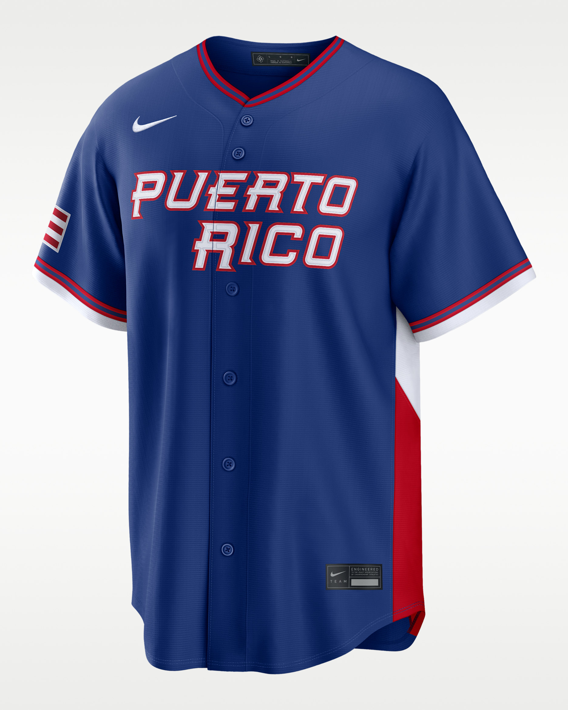 Jersey Nike Stadium para hombre Edwin Díaz Puerto Rico National Baseball Team 2026 World Baseball Classic - Royal