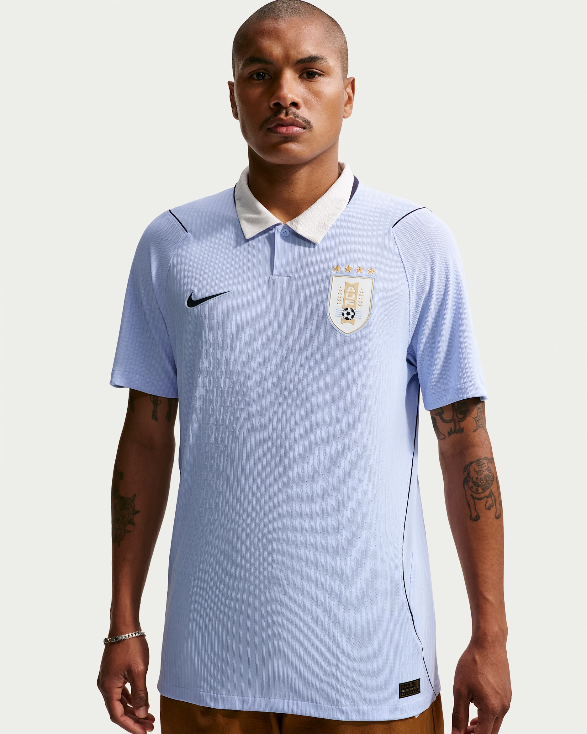 Uruguay 2026 Match Home Men's Nike Aero-FIT Soccer Authentic Jersey - Royal Tint/Obsidian