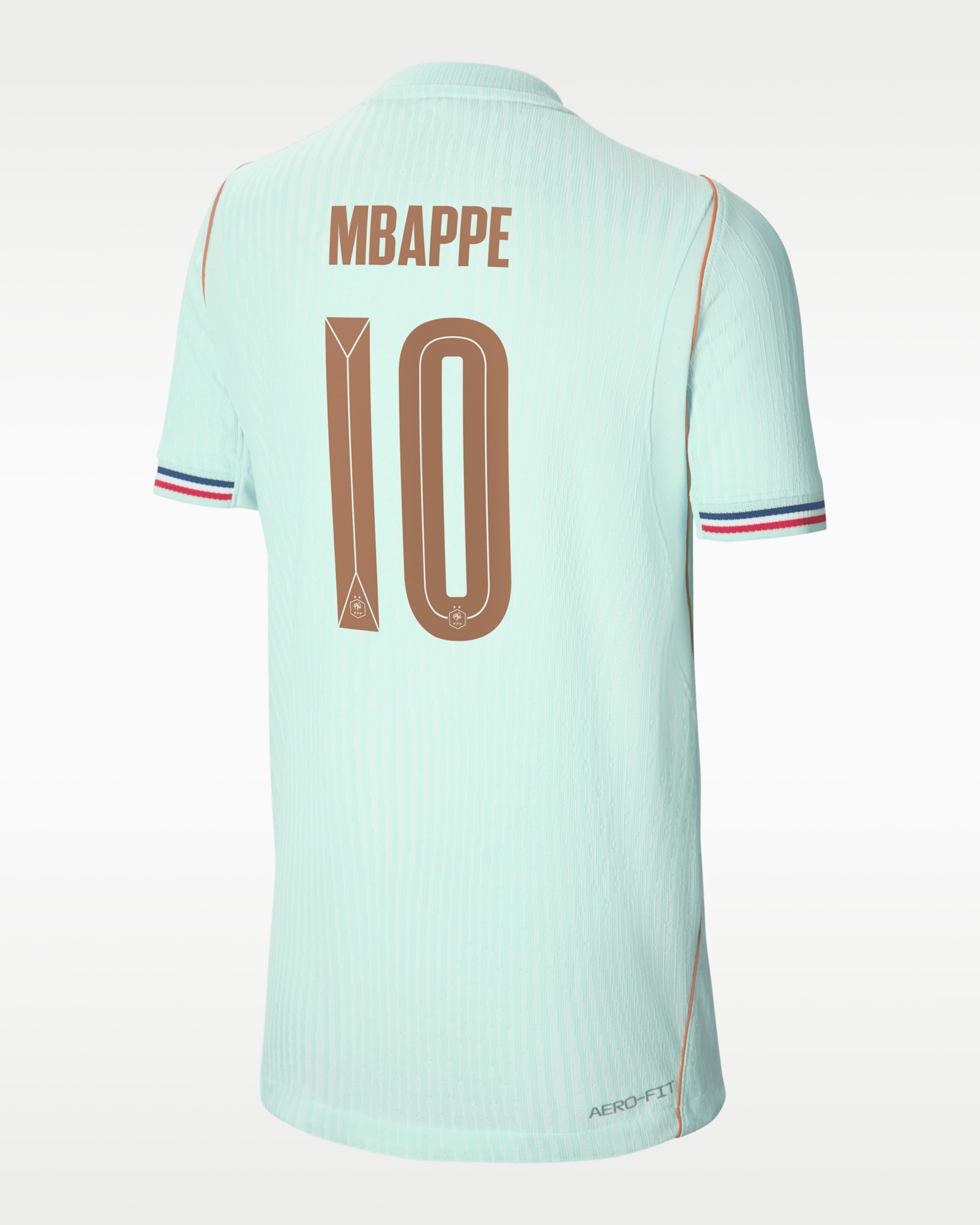 Kylian Mbappé France National Team 2026 Match Away Big Kids' Nike Dri-FIT ADV Soccer Jersey - Green