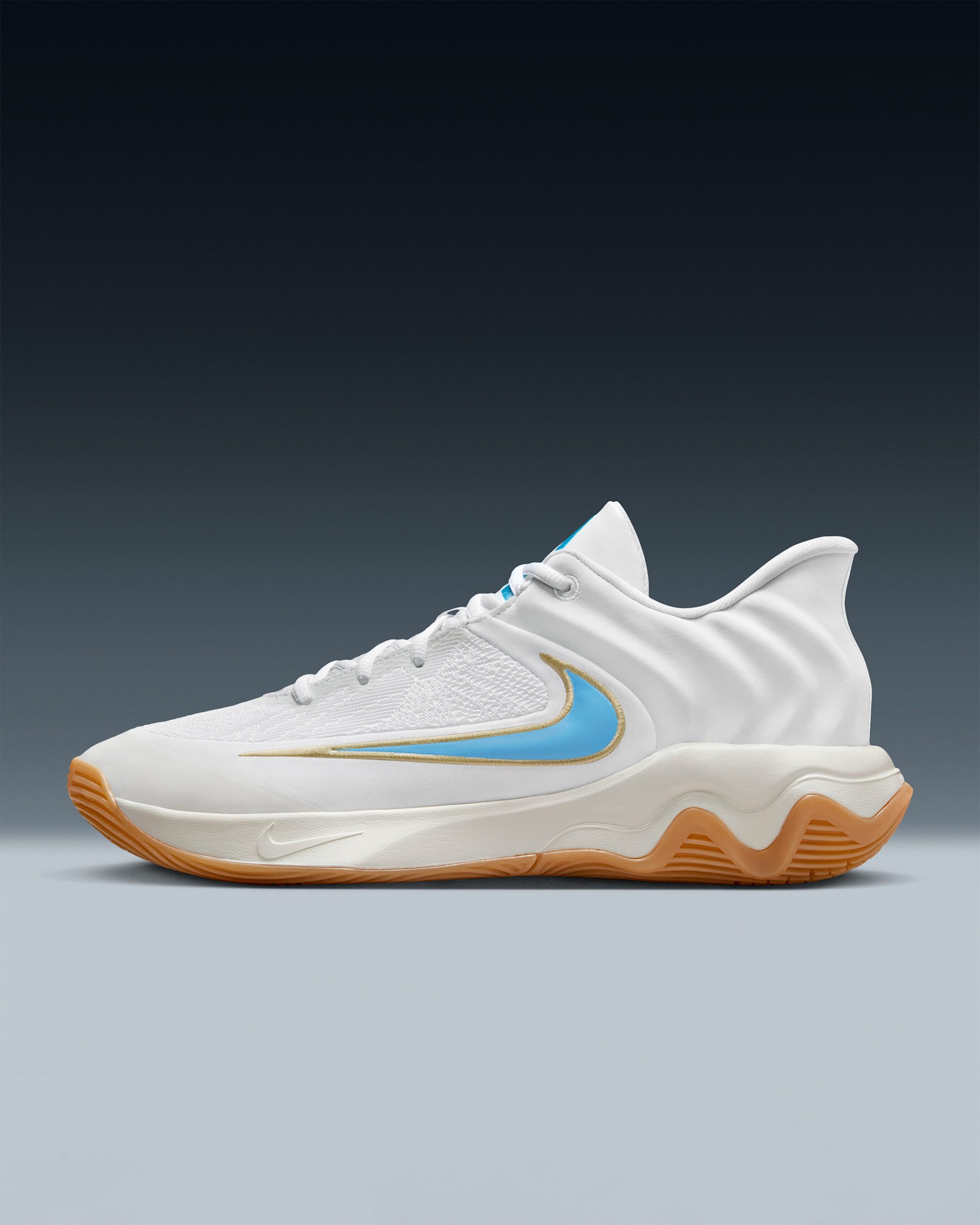 Giannis Immortality 4 Basketball Shoes - White/Coconut Milk/Aquarius Blue