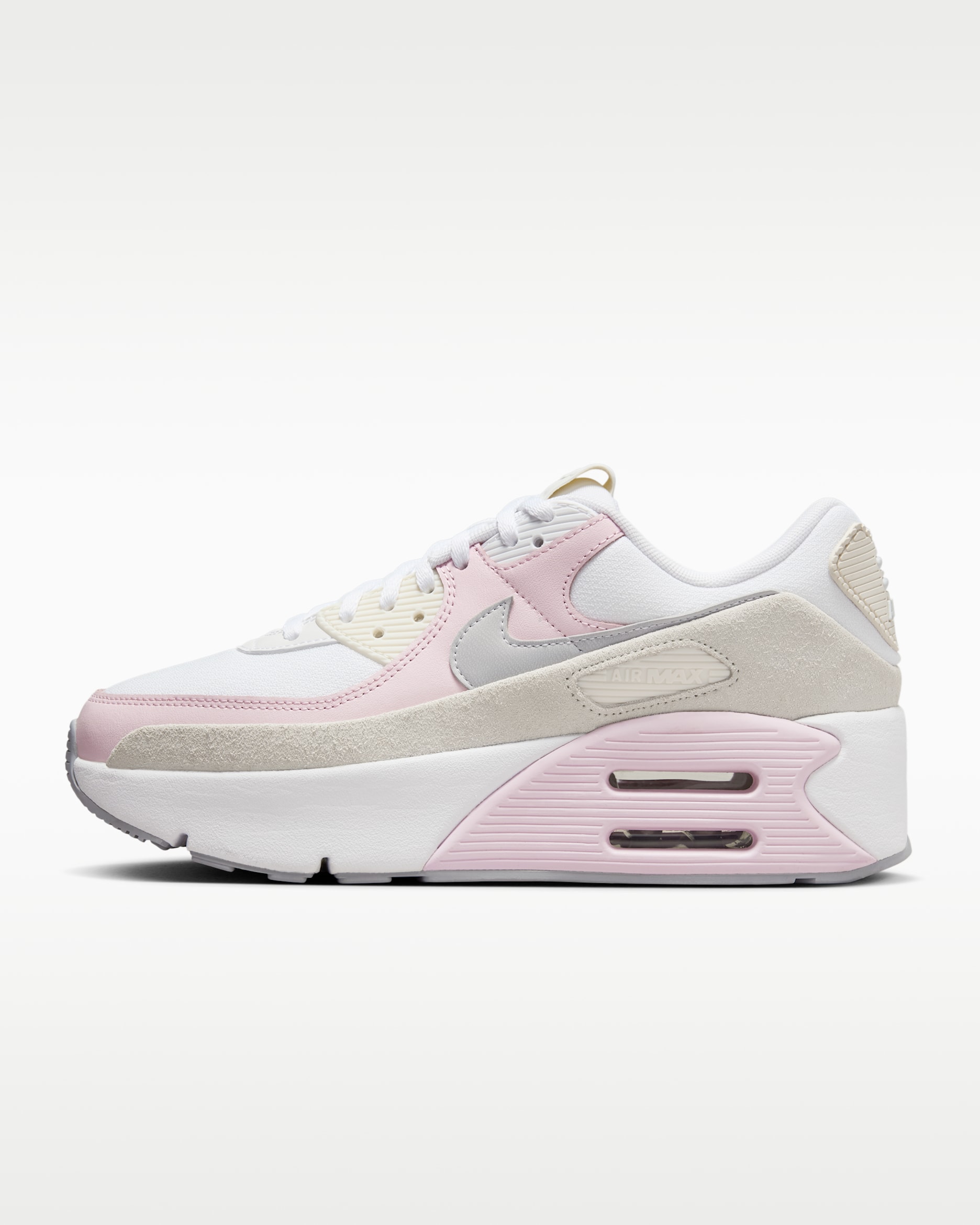 Nike Air Max 90 LV8 Women's Shoes - White/Wolf Grey/Summit White/Photon Dust