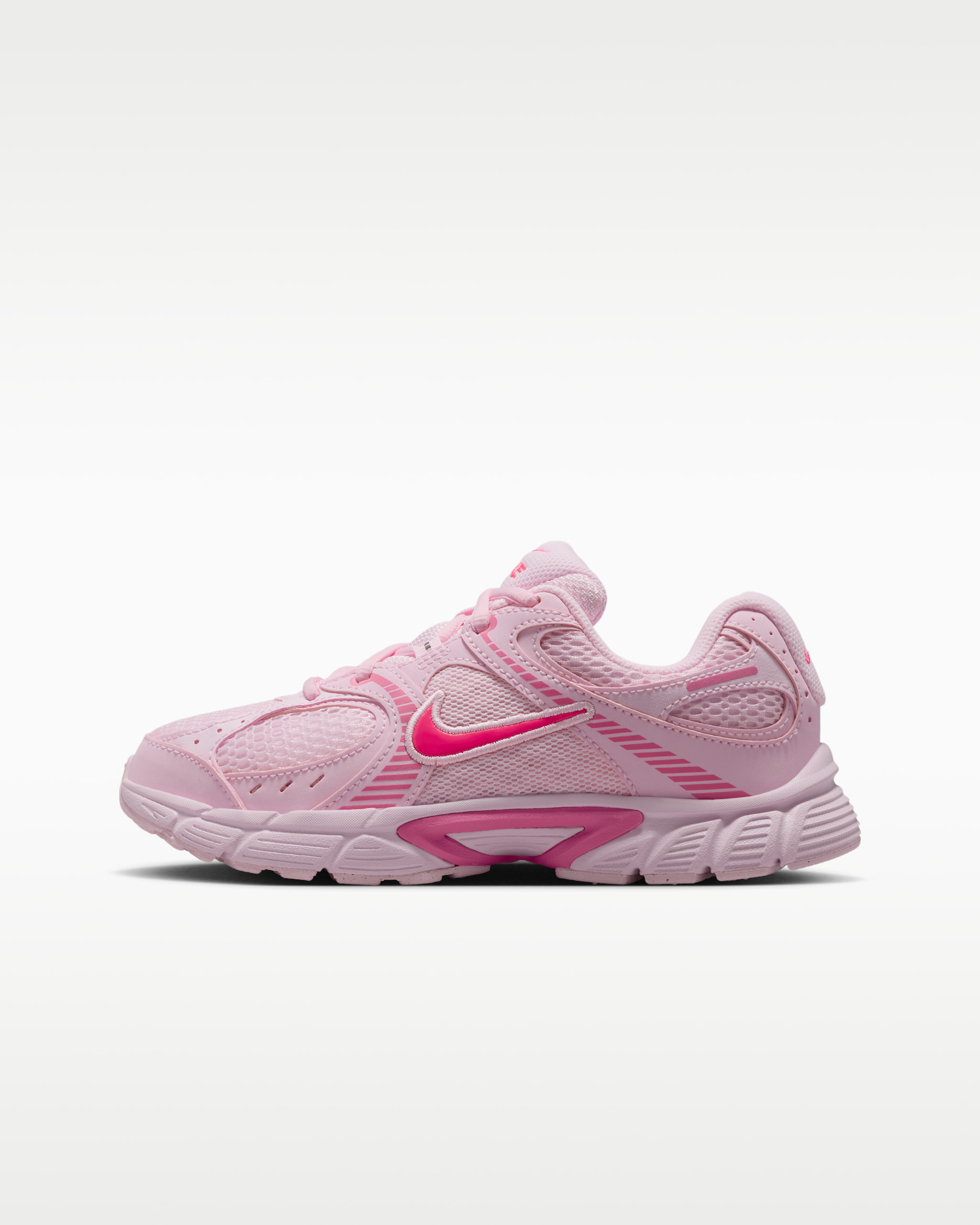 Tenis para niños grandes Nike V5 RNR - Espuma rosa/Rosa paleta/Hiperrosa