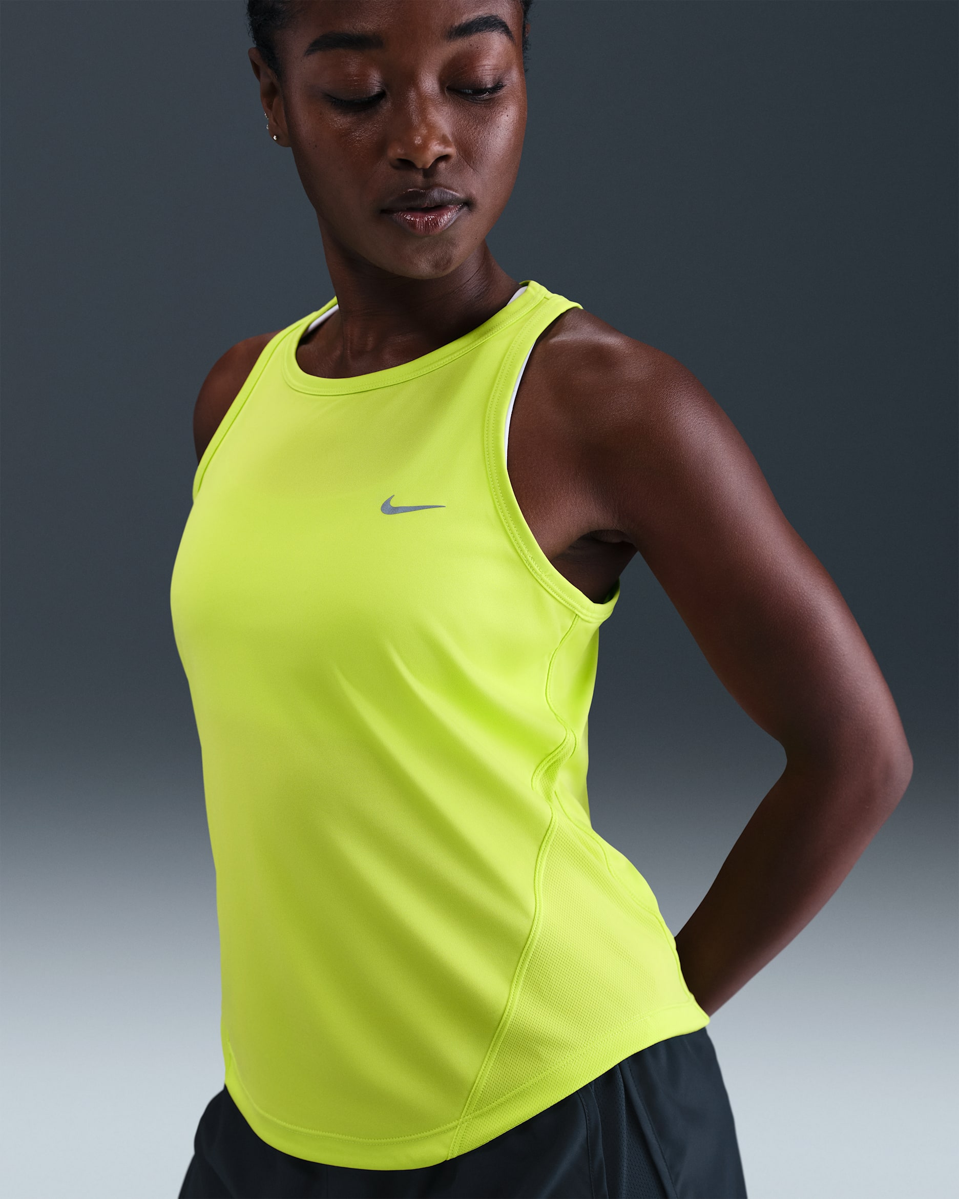 Nike Tempo Women's Dri-FIT Running Tank Top - Cyber