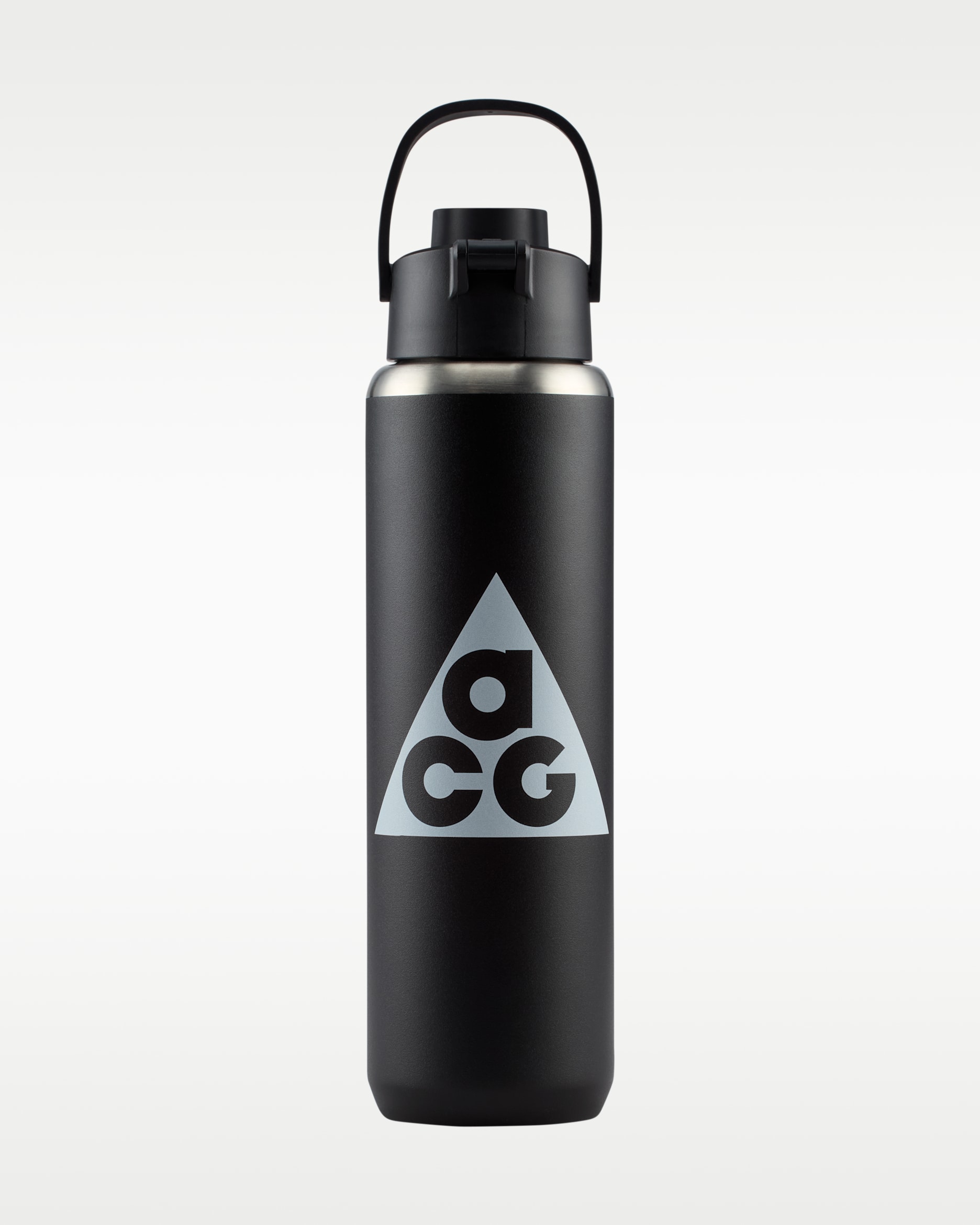 Nike ACG ReCharge Stainless Steel Graphic Chug Bottle (24 oz) - Black/Black/Summit White