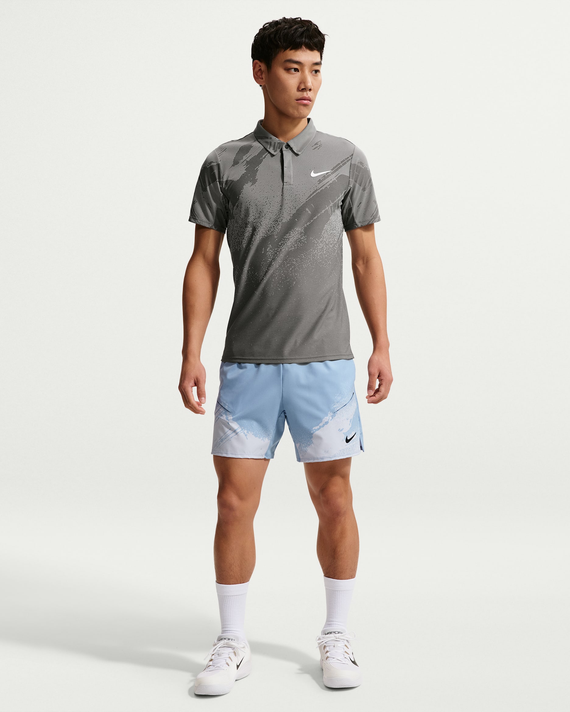 ナイキコート スラム メンズ Dri-FIT テニスショートパンツ - ワークブルー/ハイドロジェンブルー/ブラック