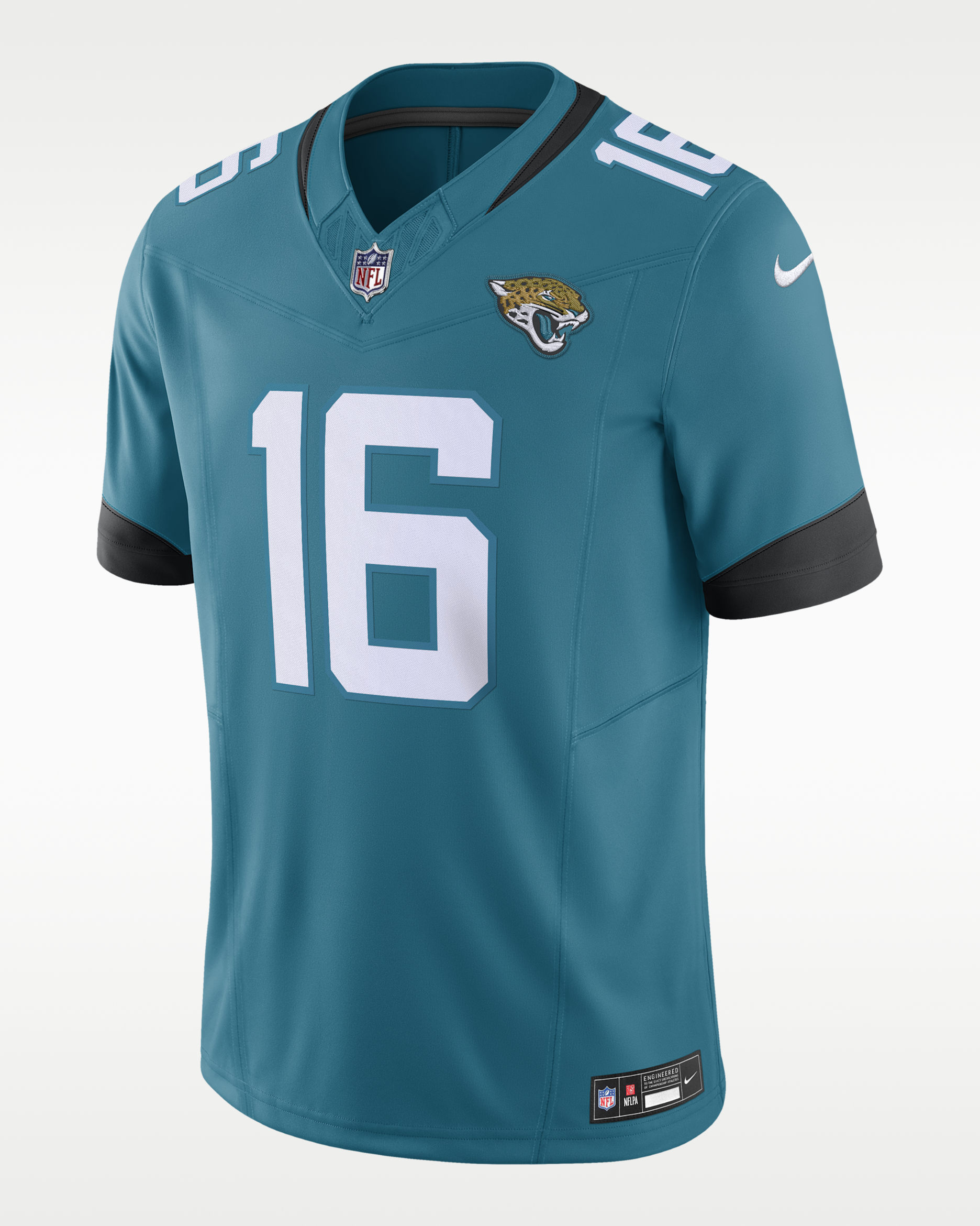Jersey de fútbol americano Nike Dri-FIT de la NFL Limited para hombre Trevor Lawrence Jacksonville Jaguars - Azul verdoso