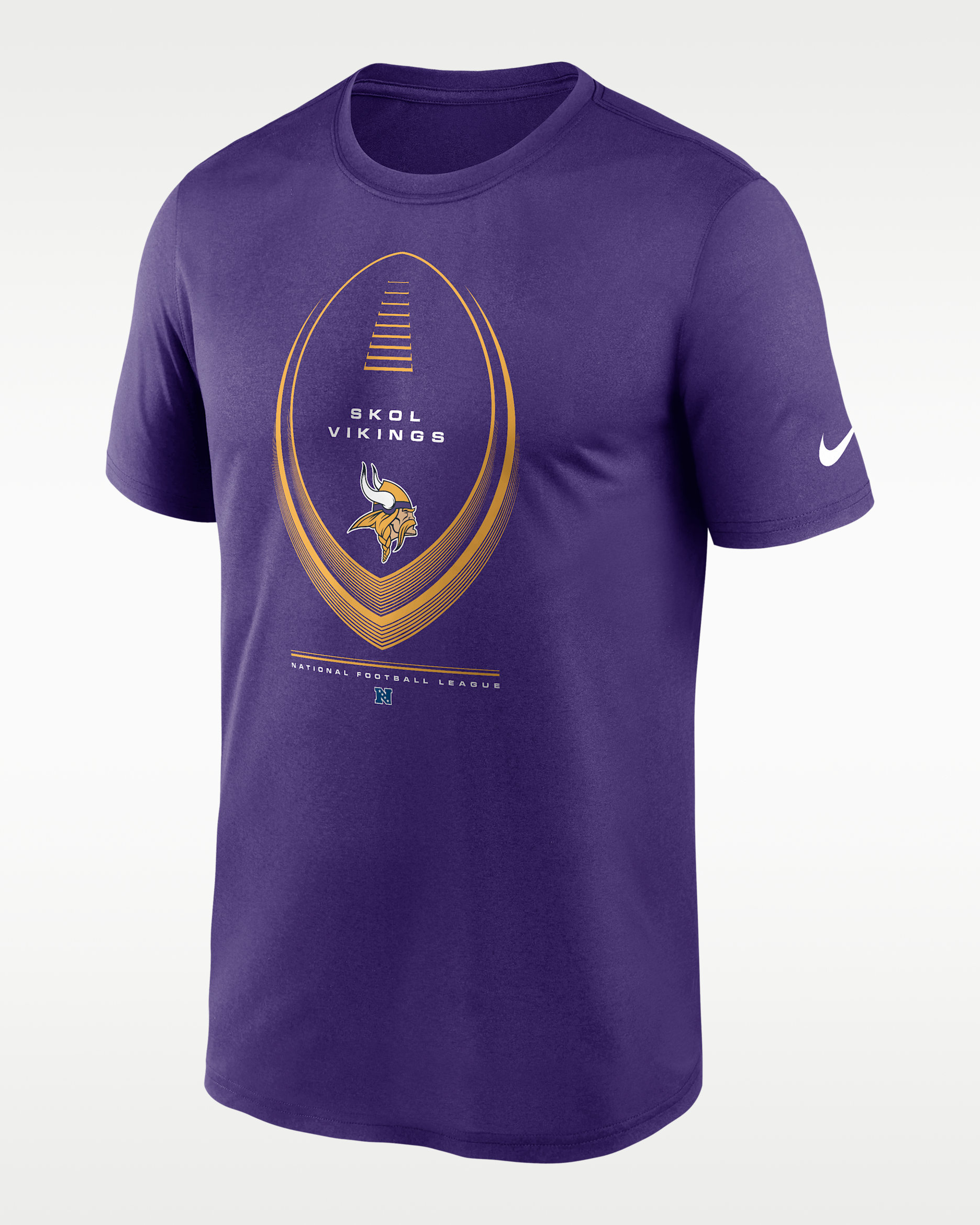 Playera Nike Dri-FIT de la NFL para hombre Minnesota Vikings Legend Icon - Morado