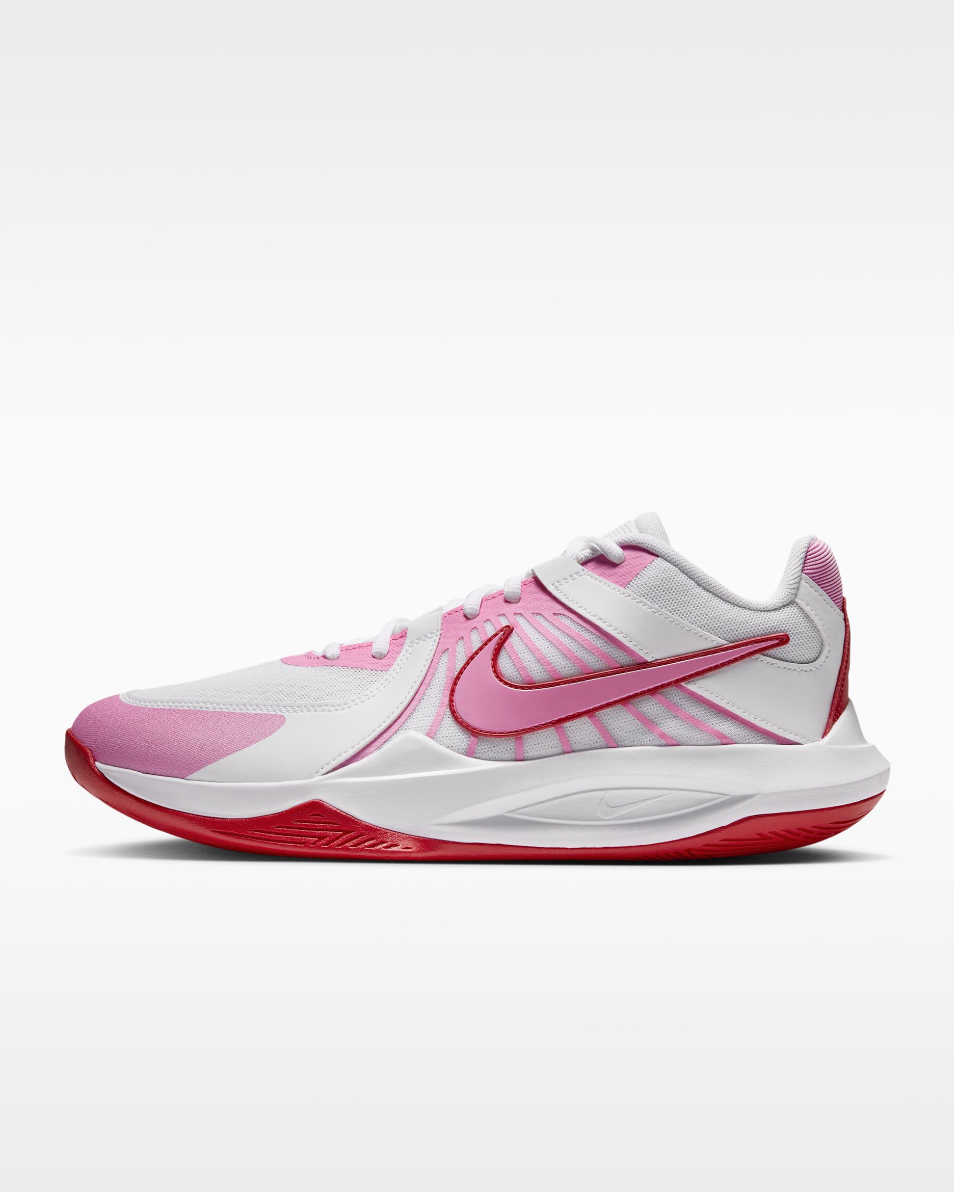 Nike Hyperspeed Court 2 Volleyball Shoes - White/University Red/Pink Rise