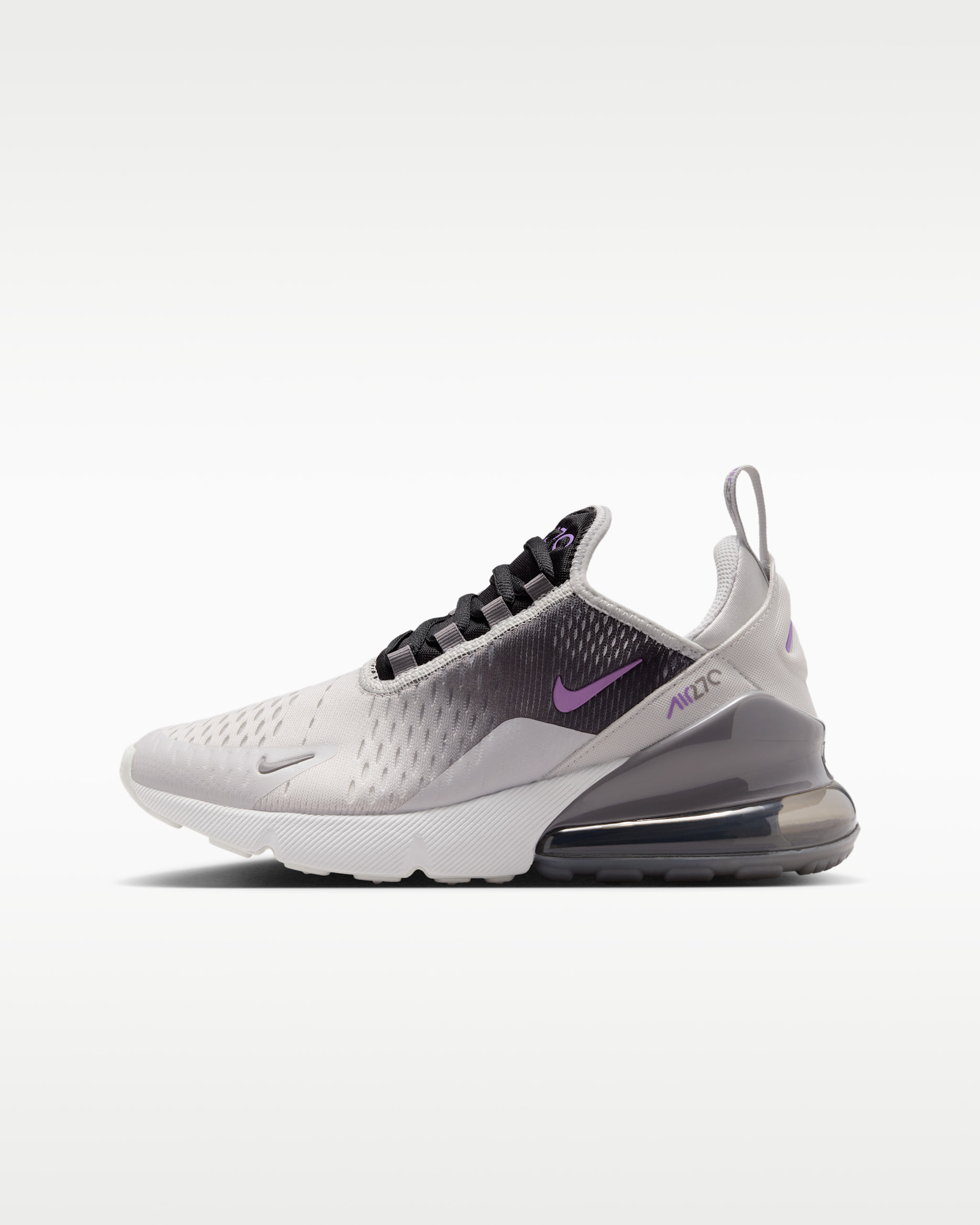 Sko Nike Air Max 270 för ungdom - Photon Dust/Svart/Pencil Point/Bright Violet