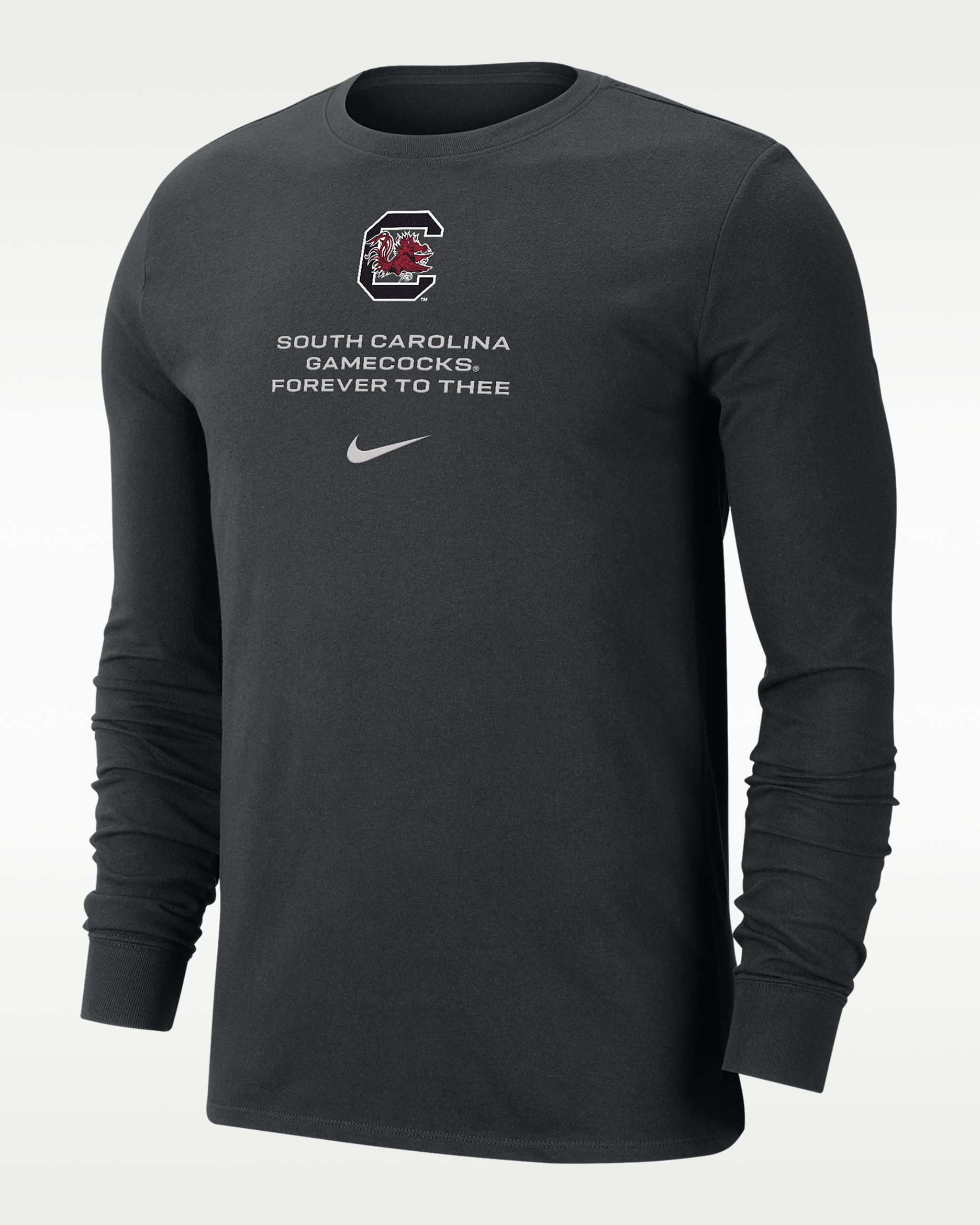 Nike College (South Carolina Gamecocks) Men's Dri-FIT Long-Sleeve T-Shirt - Black