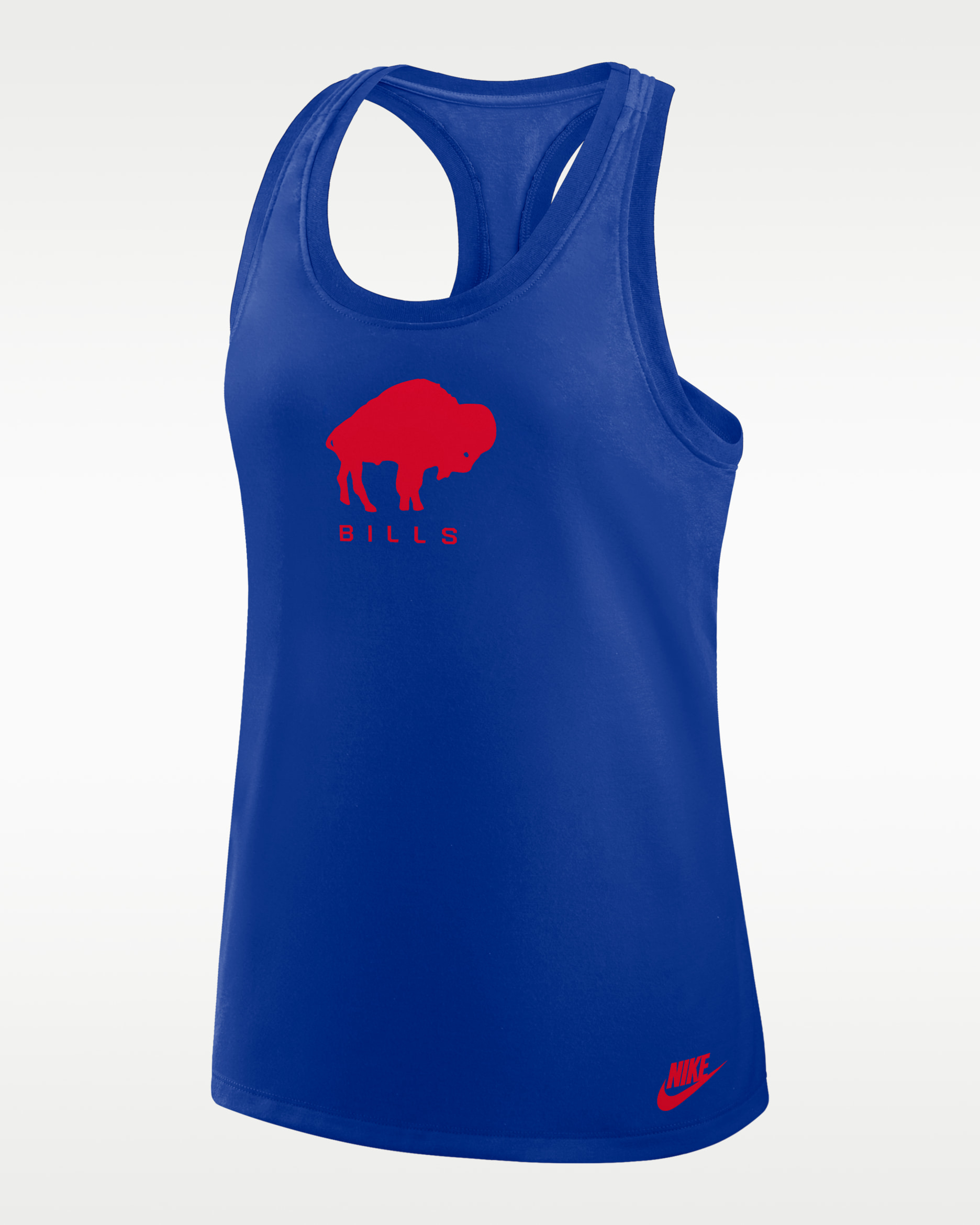Buffalo Bills Hurry Up Women's Nike Dri-FIT NFL Racerback Tank Top - Royal