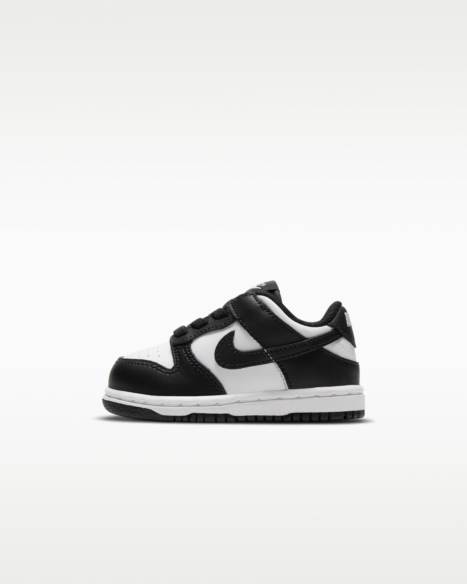 Nike Dunk Low Baby/Toddler Shoes - White/White/Black