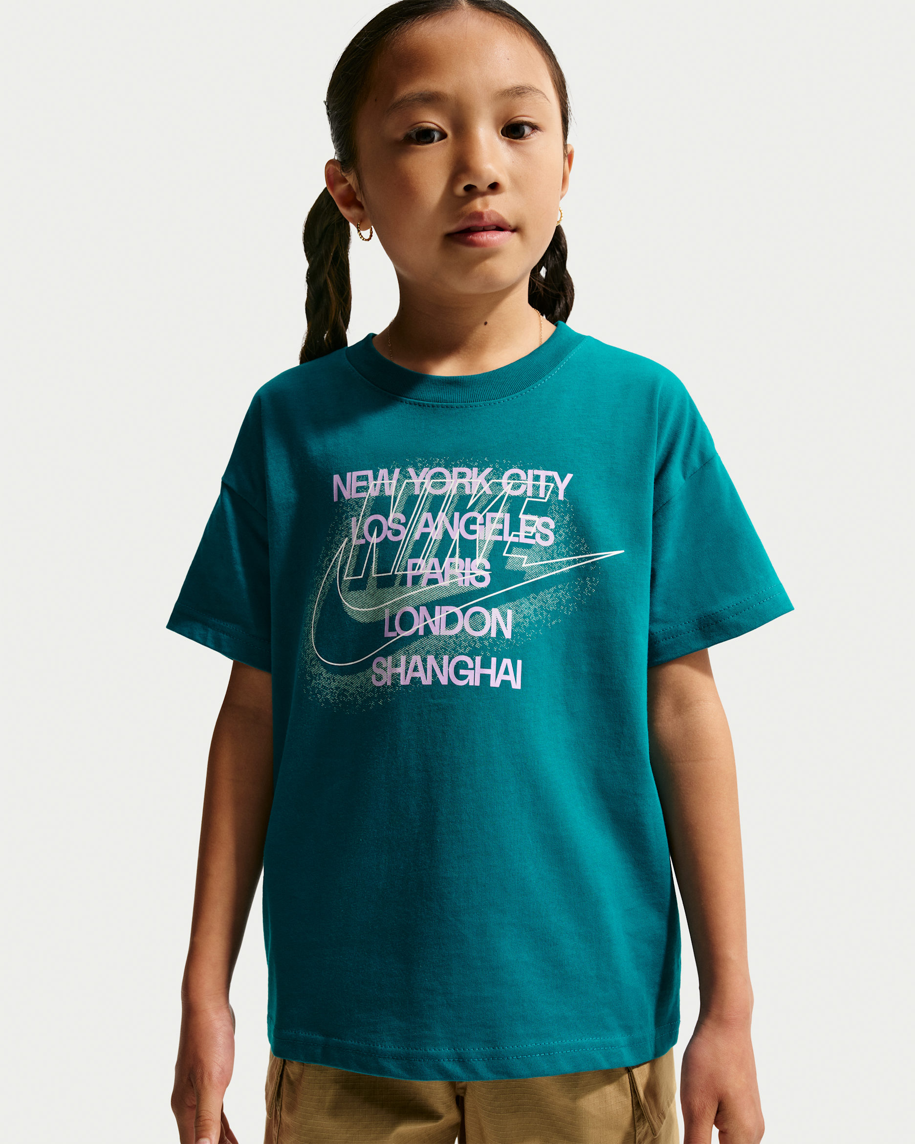 T-shirt Nike Sportswear för ungdom - Bright Spruce