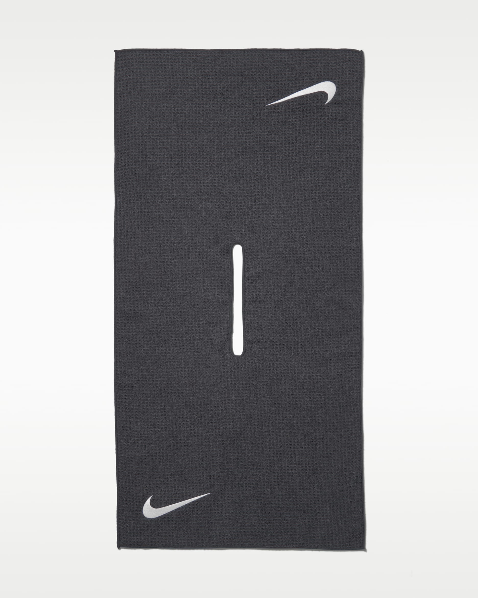 Nike Caddy Golf Towel - Iron Grey/White