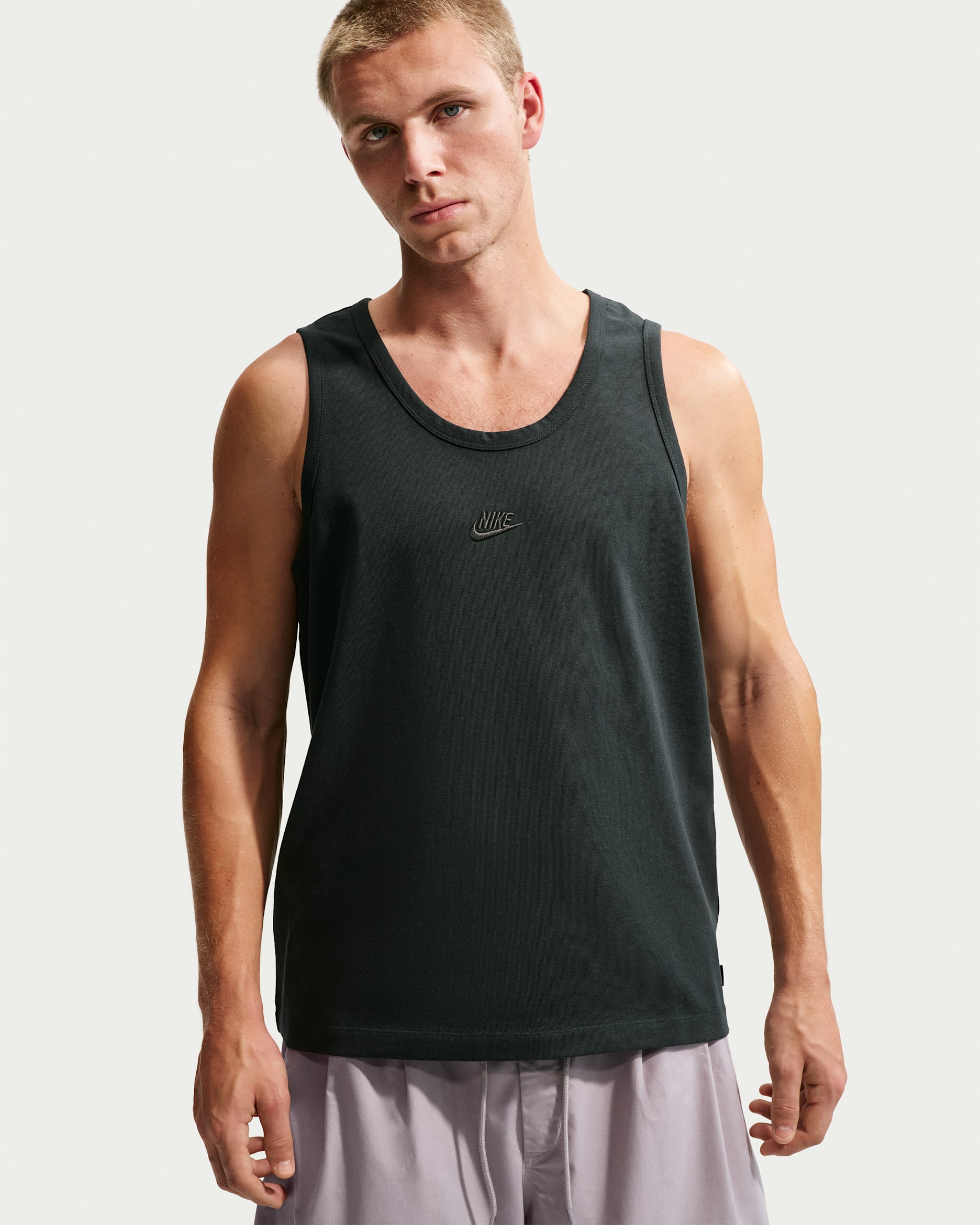 Nike Sportswear Premium Essentials Men's Tank Top - Black Spruce