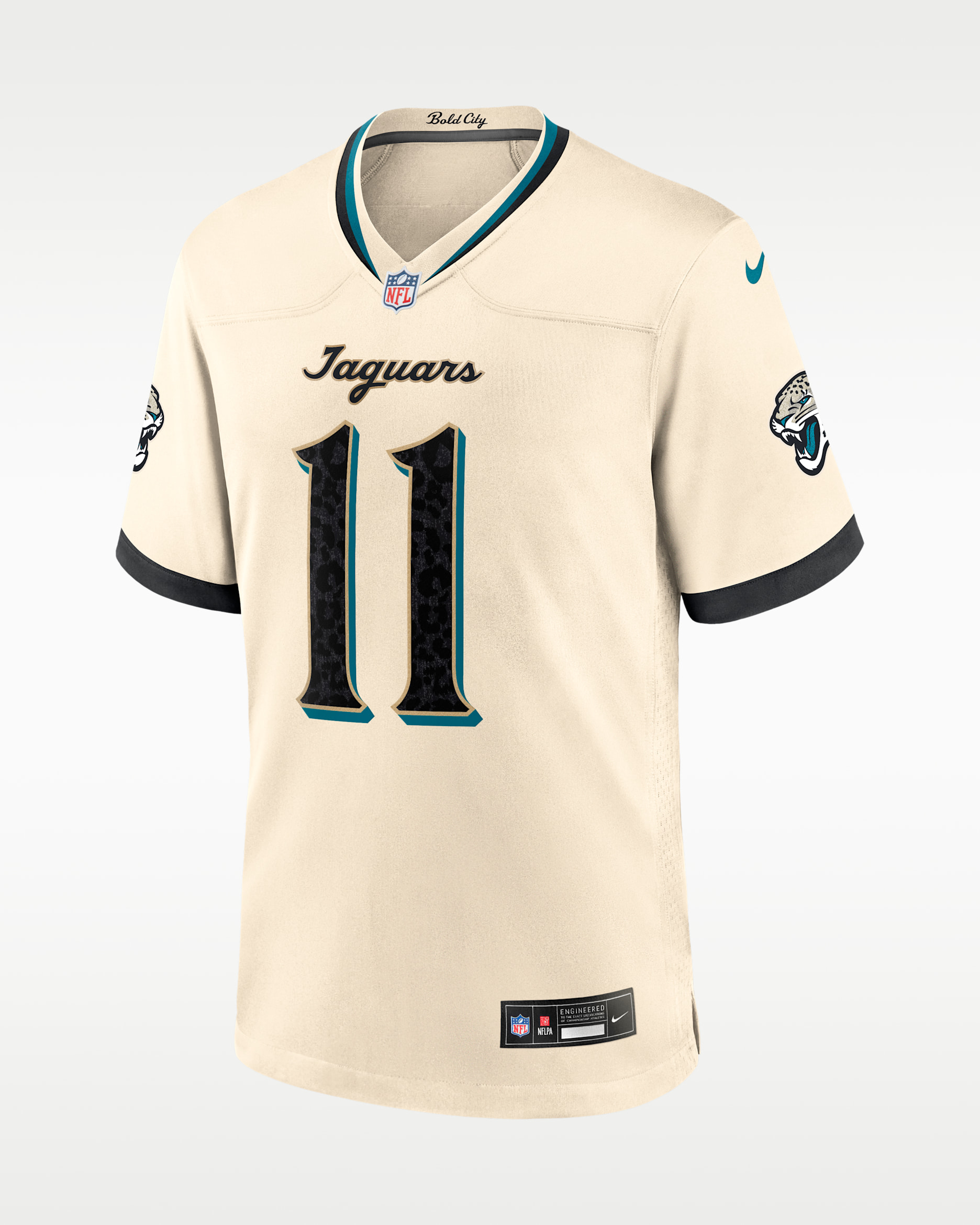Parker Washington Jacksonville Jaguars Rivalries Collection Men's Nike NFL Game Jersey - Natural