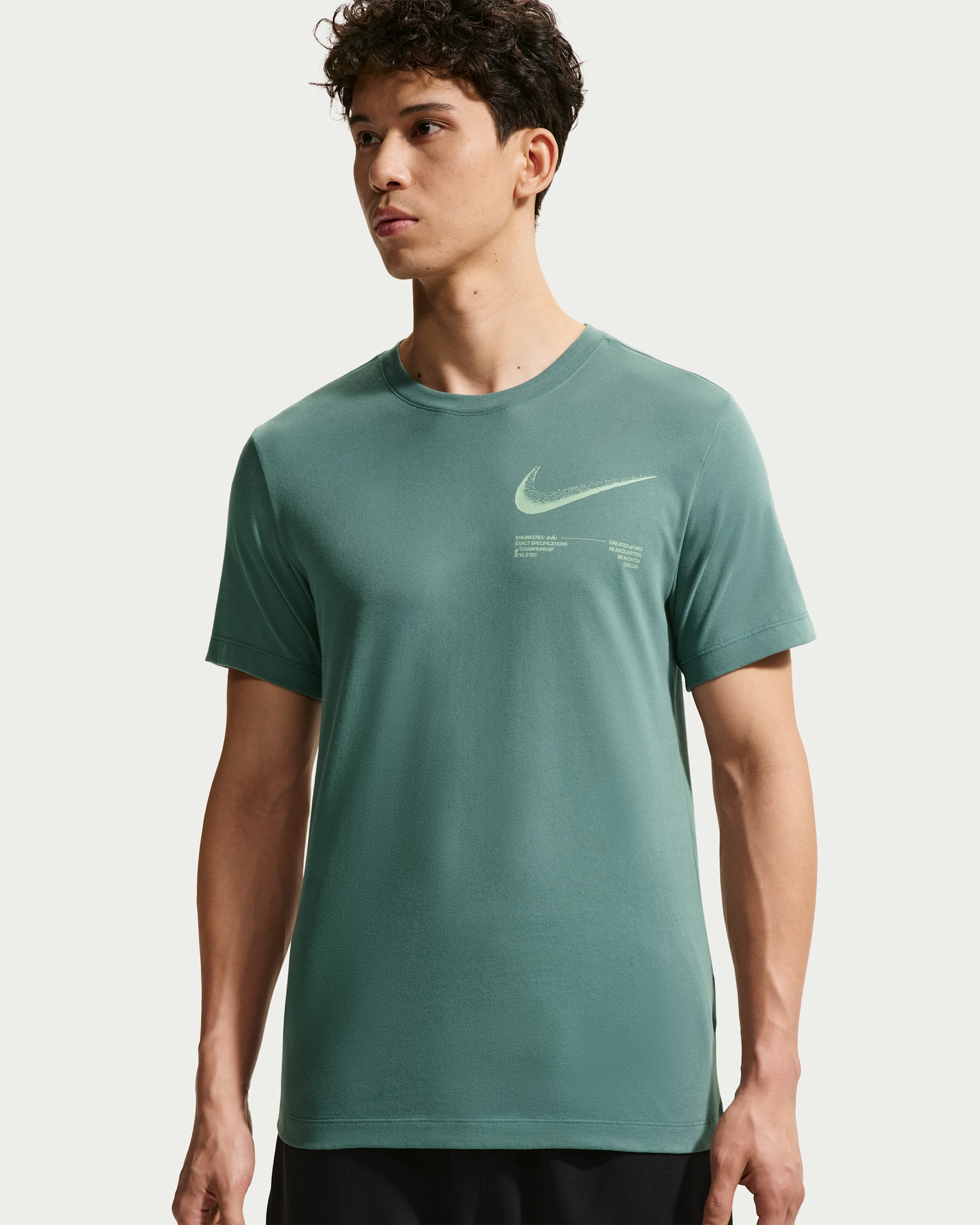 เสื้อยืดผู้ชาย Nike Dri-FIT - Mineral Slate