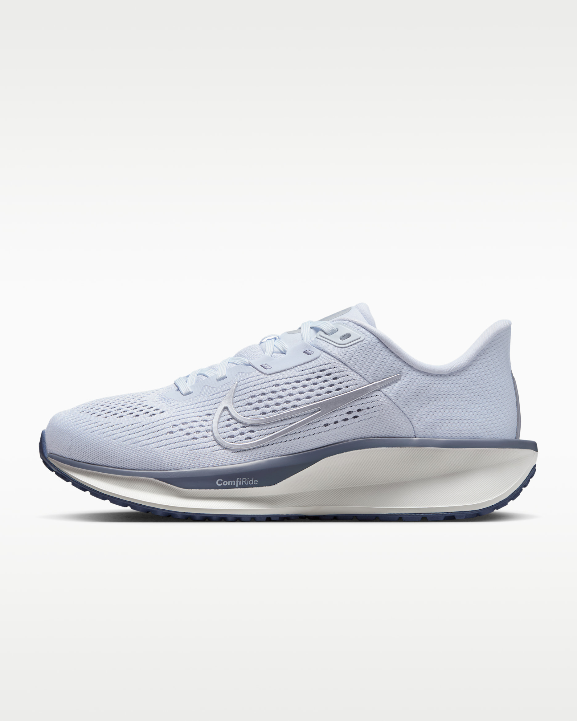Nike Quest 6 Women's Road Running Shoes - Football Grey/Ashen Slate/World Indigo/Metallic Silver