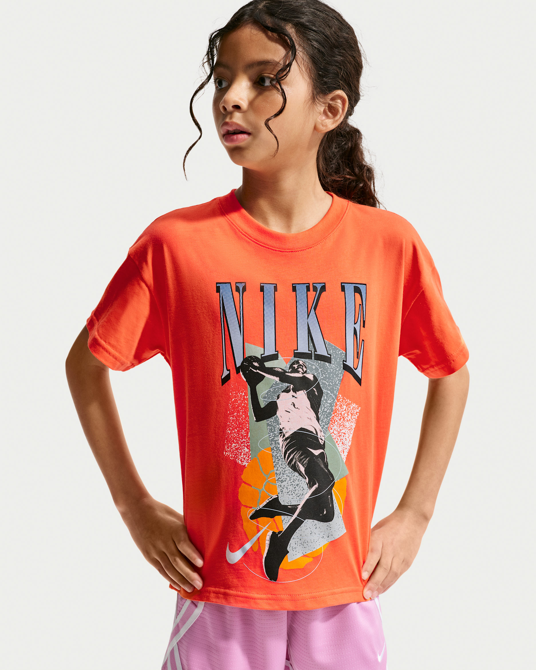 Nike Older Kids' Max90 T-Shirt - Turf Orange