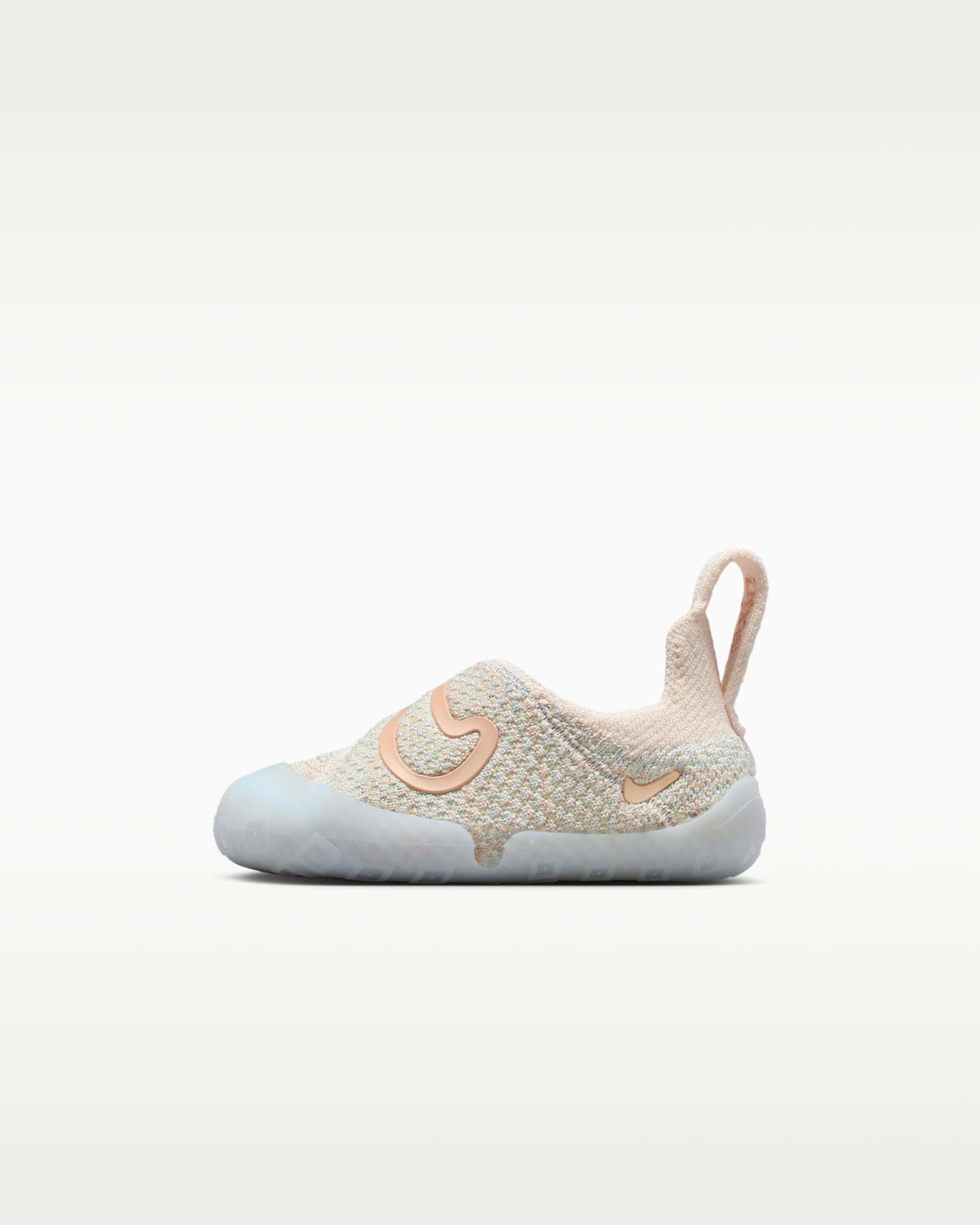 나이키 스우시 1 베이비 신발 - 민트 폼/알루미늄/돌/오렌지 초크