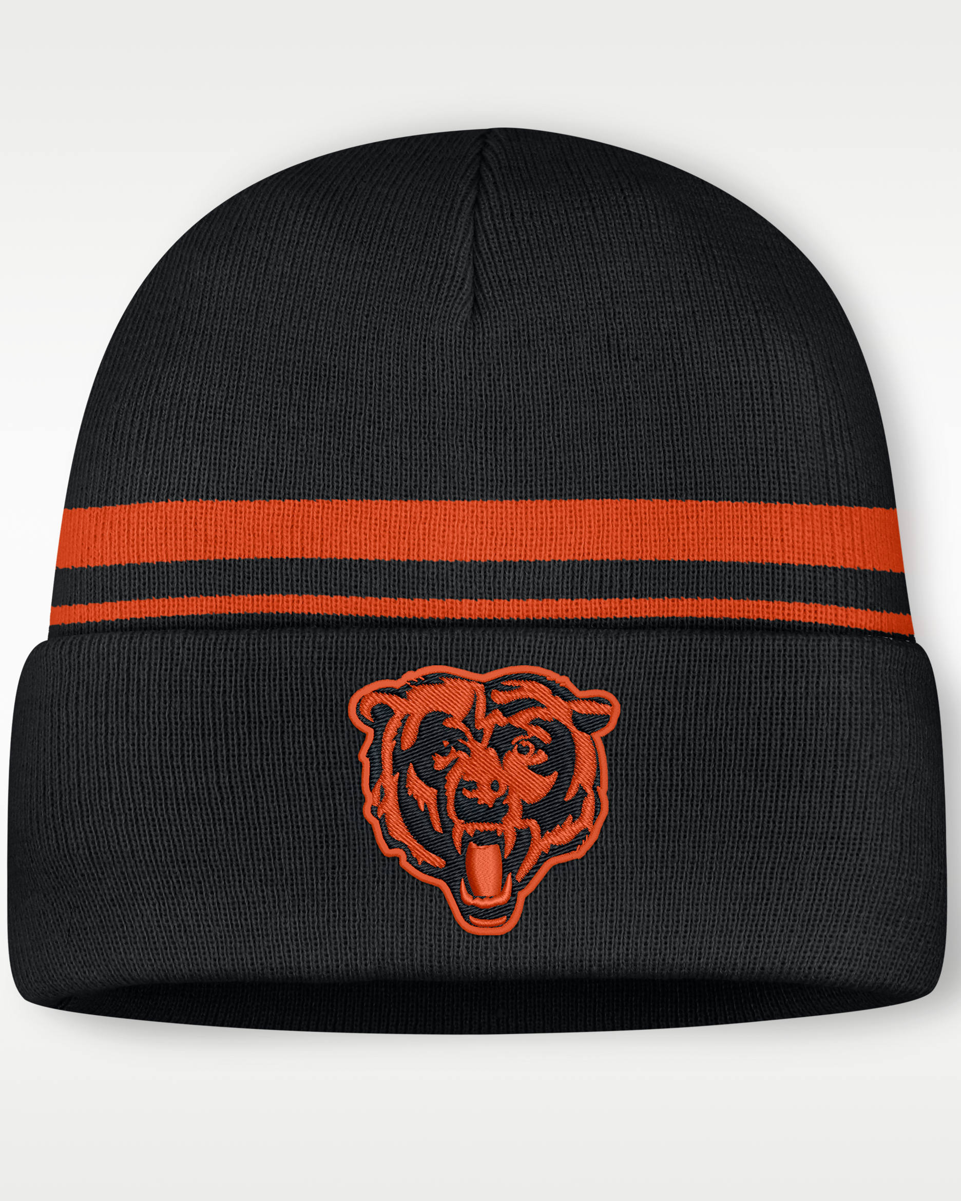 Chicago Bears Primetime Utility Men's Nike NFL Cuffed Beanie - Black
