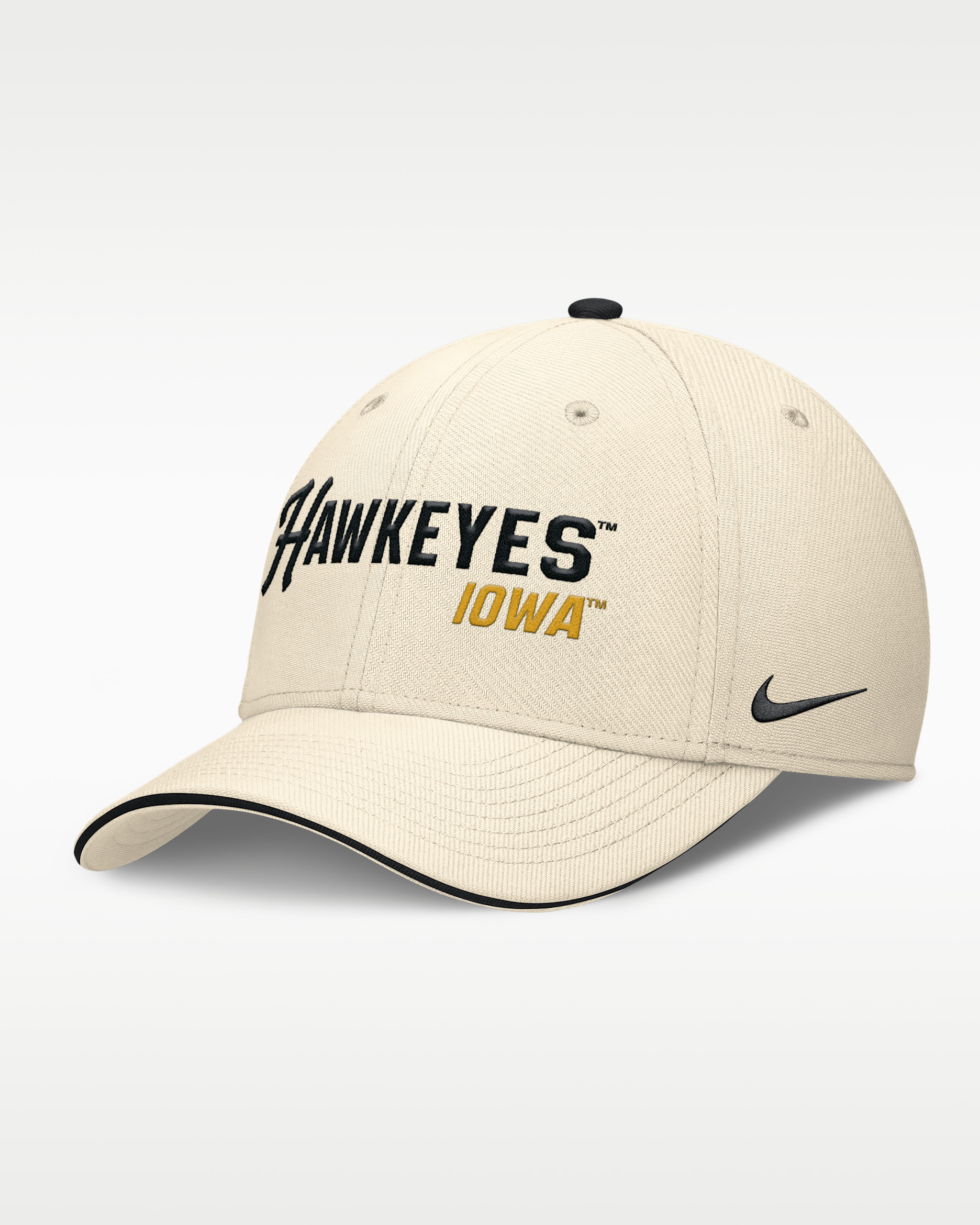 Iowa Primetime Men's Nike Dri-FIT College Hat - Natural