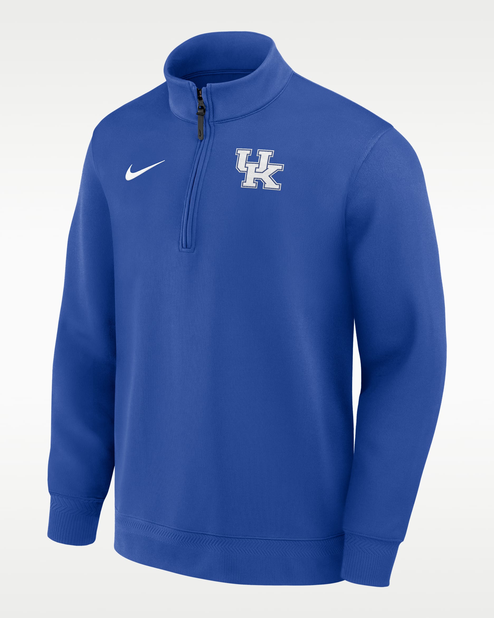 Kentucky Coaches Men's Nike Dri-FIT College Long-Sleeve 1/2-Zip Top - Royal