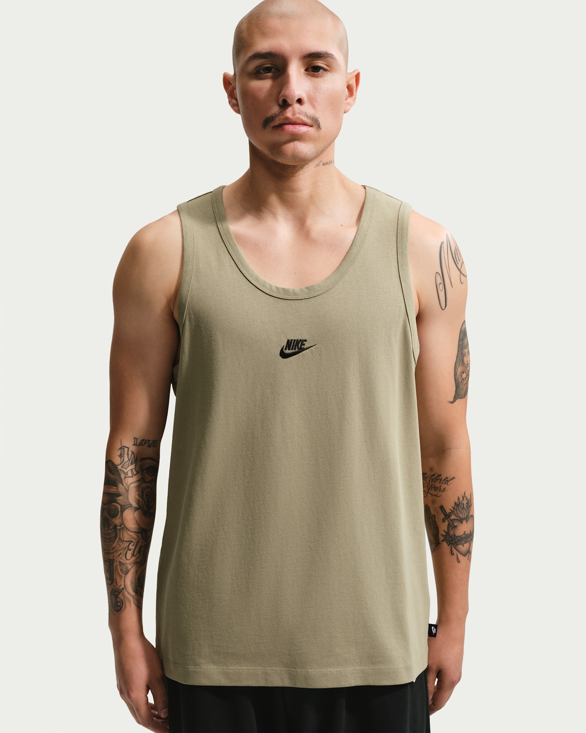 Nike Sportswear Premium Essentials Men's Tank Top - Neutral Olive