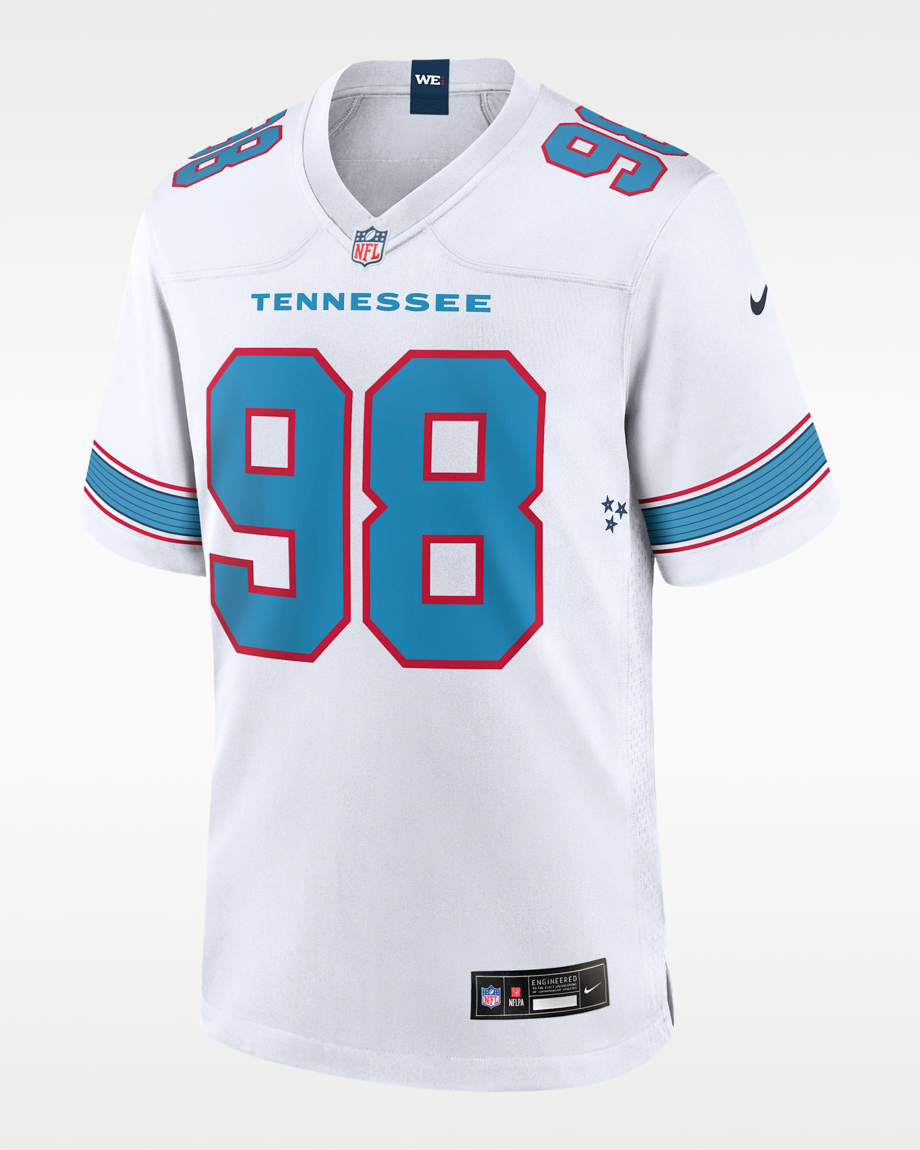 Jeffery Simmons Tennessee Titans Men's Nike NFL Game Jersey - White