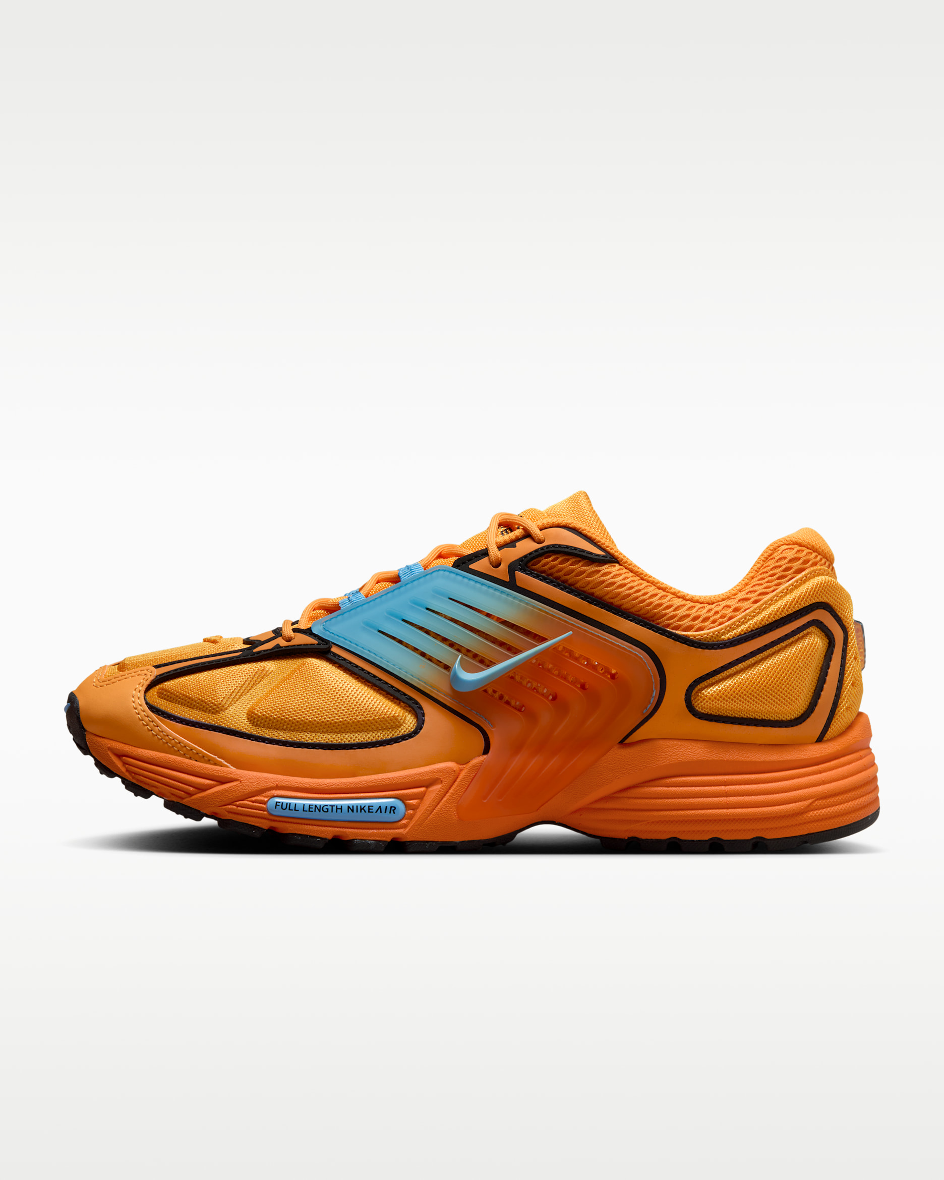 Tenis para hombre Nike Air Pegasus Wave - Reloj de sol/Cerámica brillante/Naranja seguridad/Azul universitario