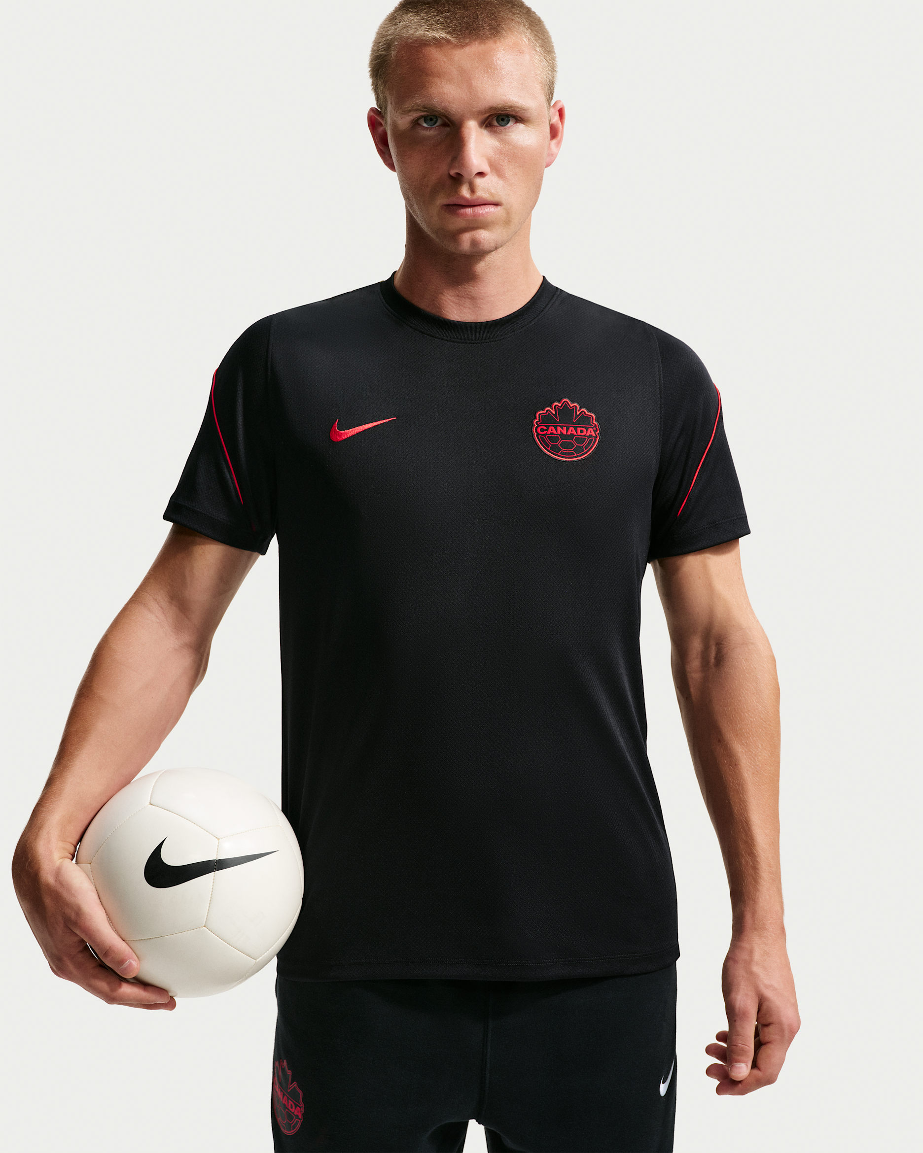 Canada Authentic Strike Nike Short-Sleeve Top - Black