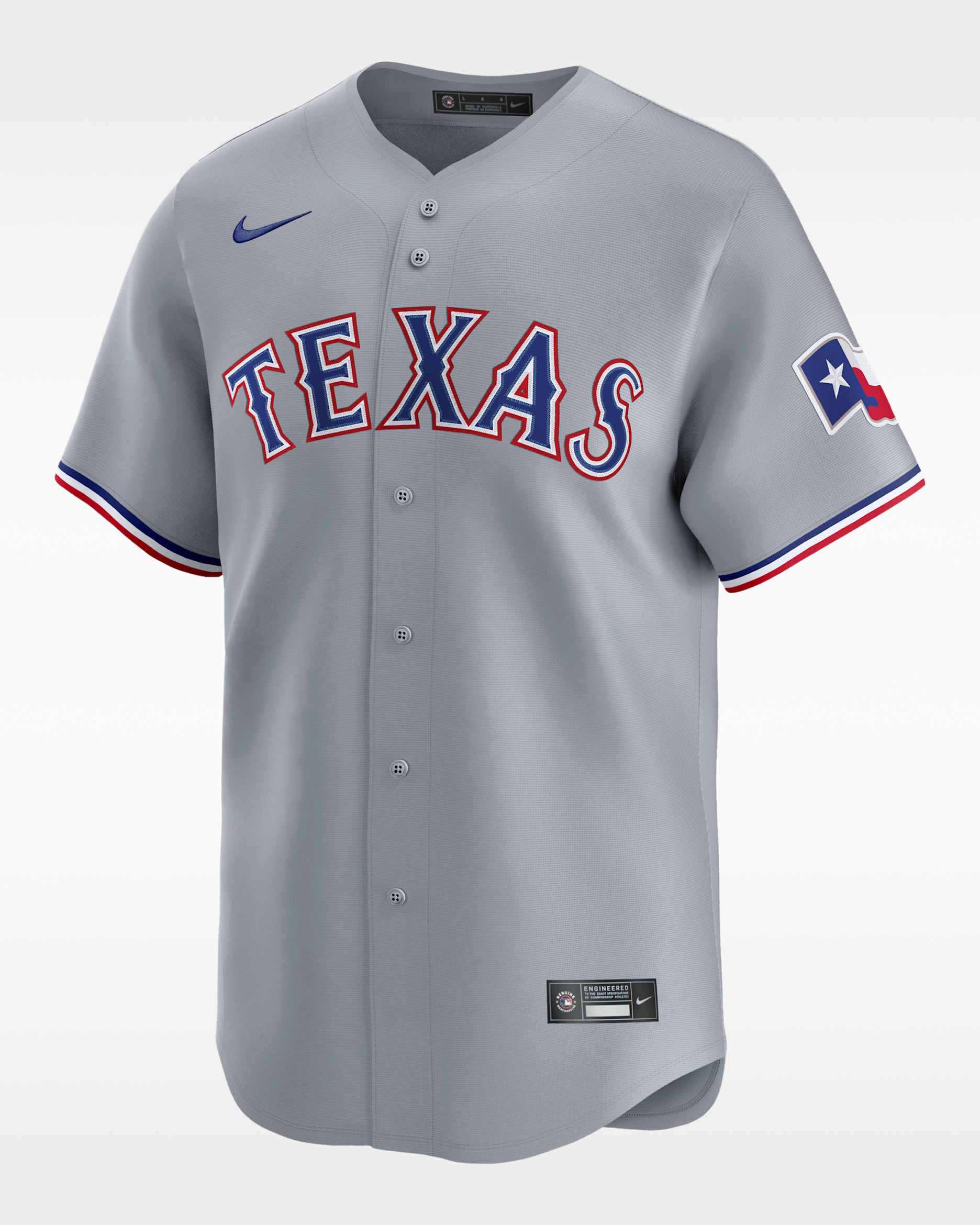 Corey Seager Texas Rangers Men's Nike Dri-FIT MLB Limited Jersey - Grey