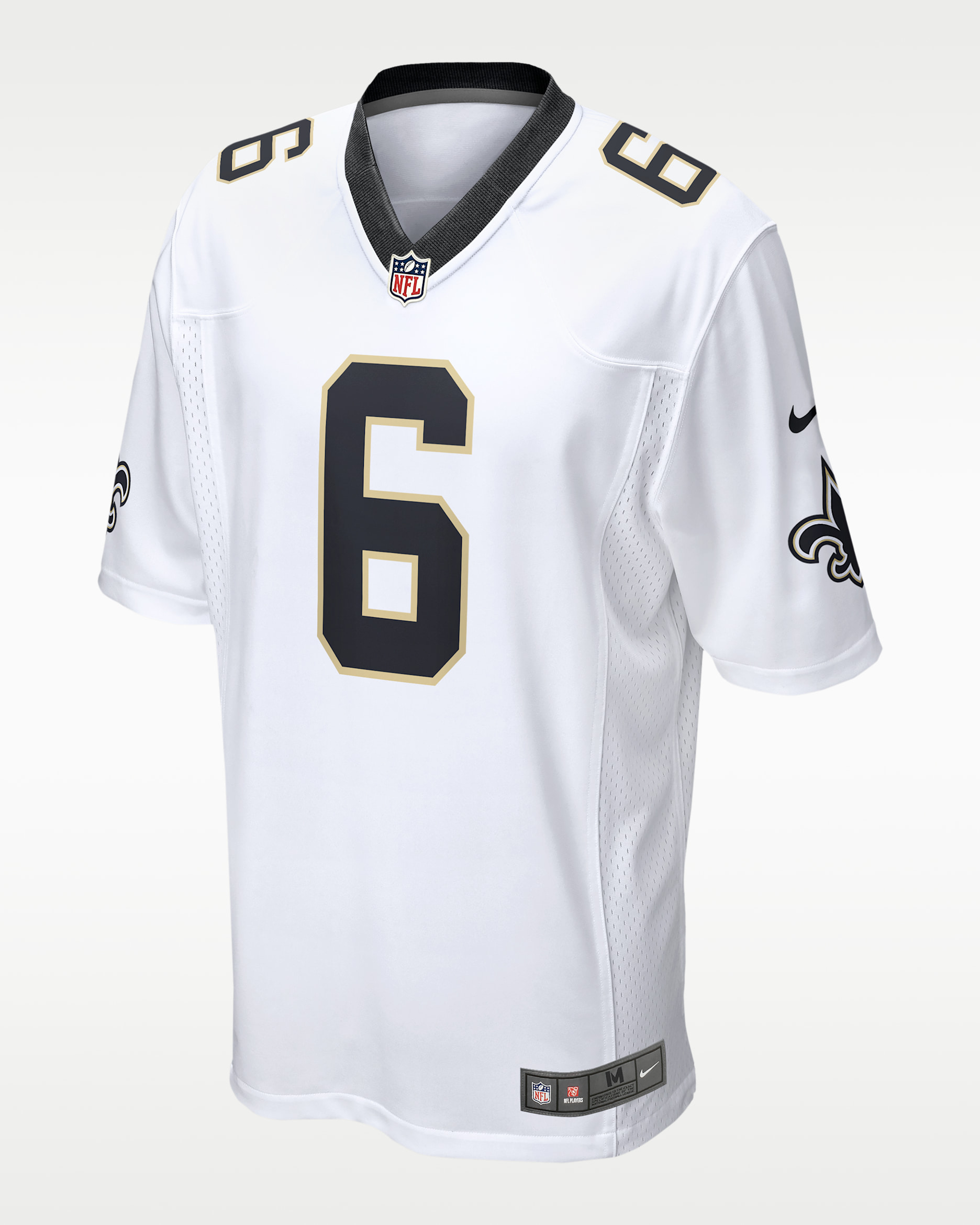 Tyler Shough New Orleans Saints Men's Nike NFL Game Jersey - White