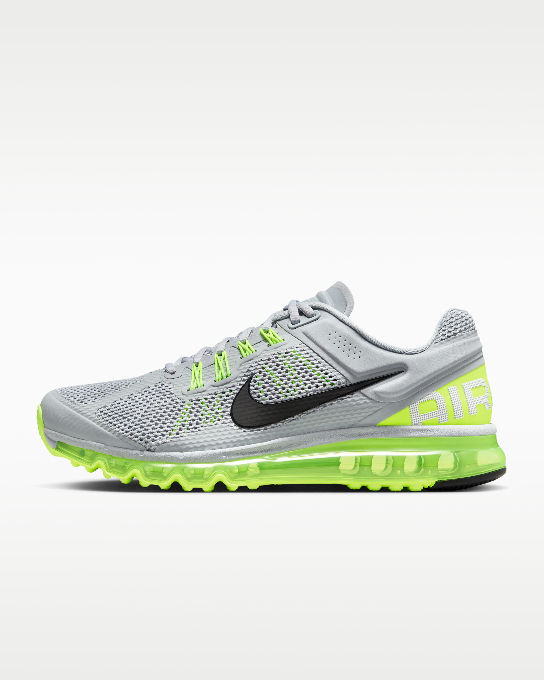 Tenis para hombre Nike Air Max 2013 - Gris lobo/Volt/Negro/Negro