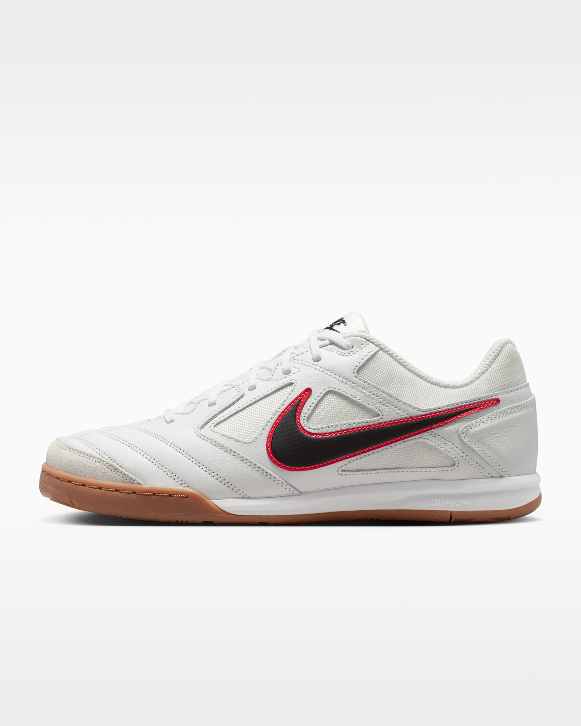 Nike Gato Men's Shoes - Summit White/Bright Crimson/Gum Medium Brown/Black