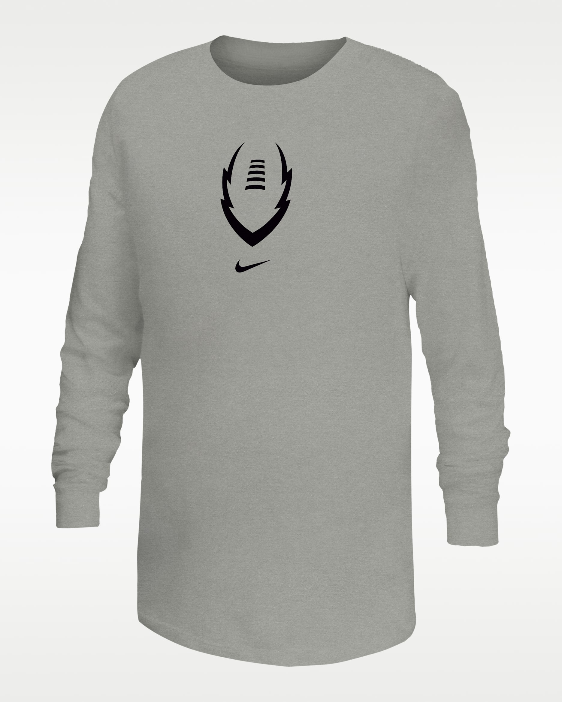Playera de futbol Dri-FIT para niños talla grande Nike Legend - Gris oscuro jaspeado