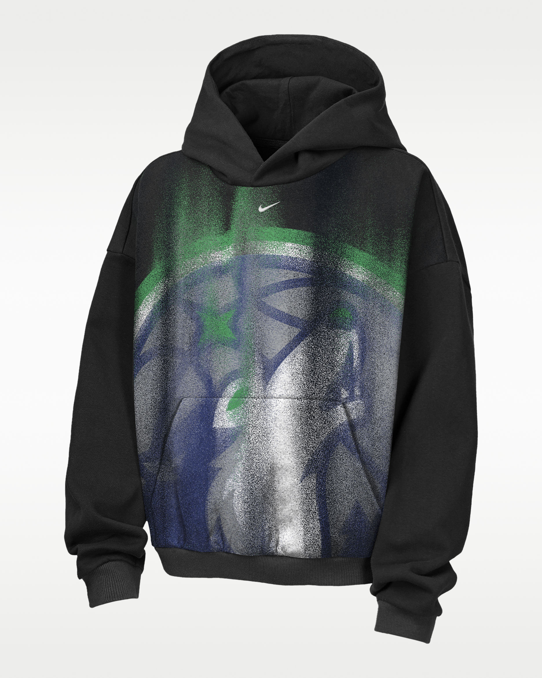 Sudadera con gorro Nike Básquetbol para niños talla grande Minnesota Timberwolves - Negro