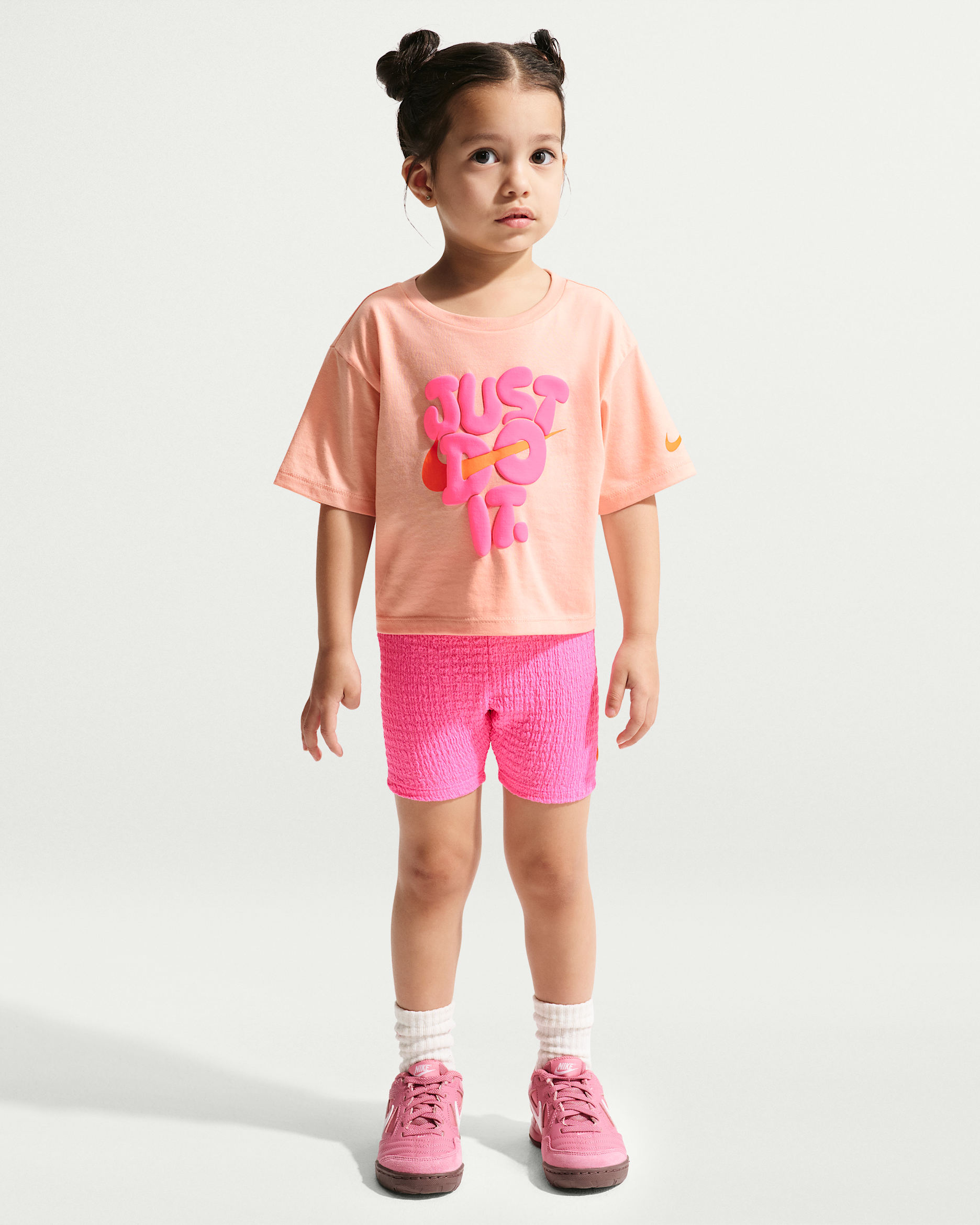 Nike Bold Play Toddler 2-Piece Bike Shorts Set - Pink Glow